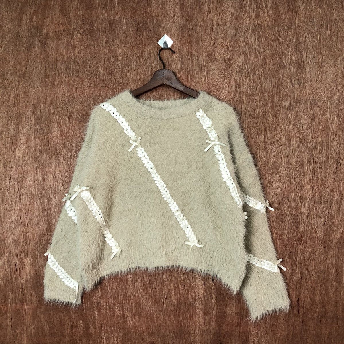Aran Isles Knitwear Supreme Lala Shag Shaggy Fur Mohair Knitwear #6453 Size M / US 6-8 / IT 42-44 - 1 Thumbnail
