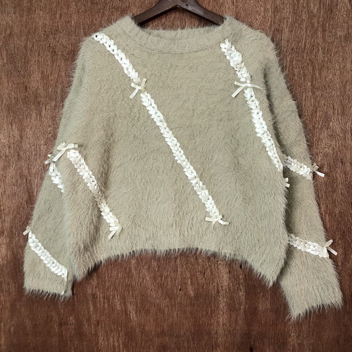 Aran Isles Knitwear Supreme Lala Shag Shaggy Fur Mohair Knitwear #6453 Size M / US 6-8 / IT 42-44 - 3 Thumbnail