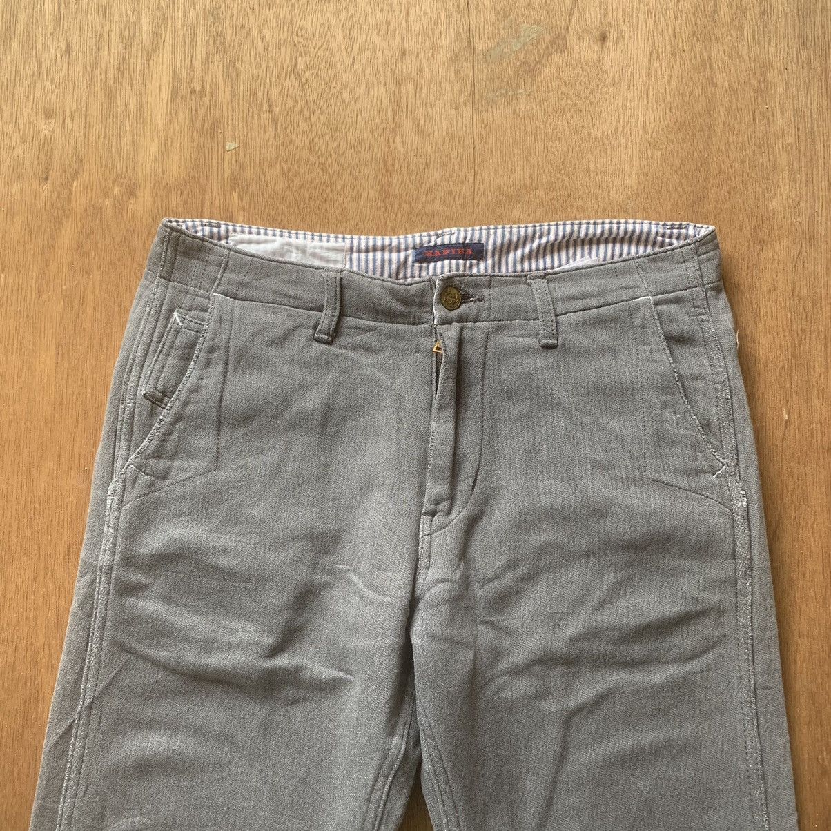 KOJIMA GENES VTG UNION MADE OKAYAMA KOJIMA JAPAN TROUSERS GABARDINE PANTS Size US 30 / EU 46 - 2 Thumbnail