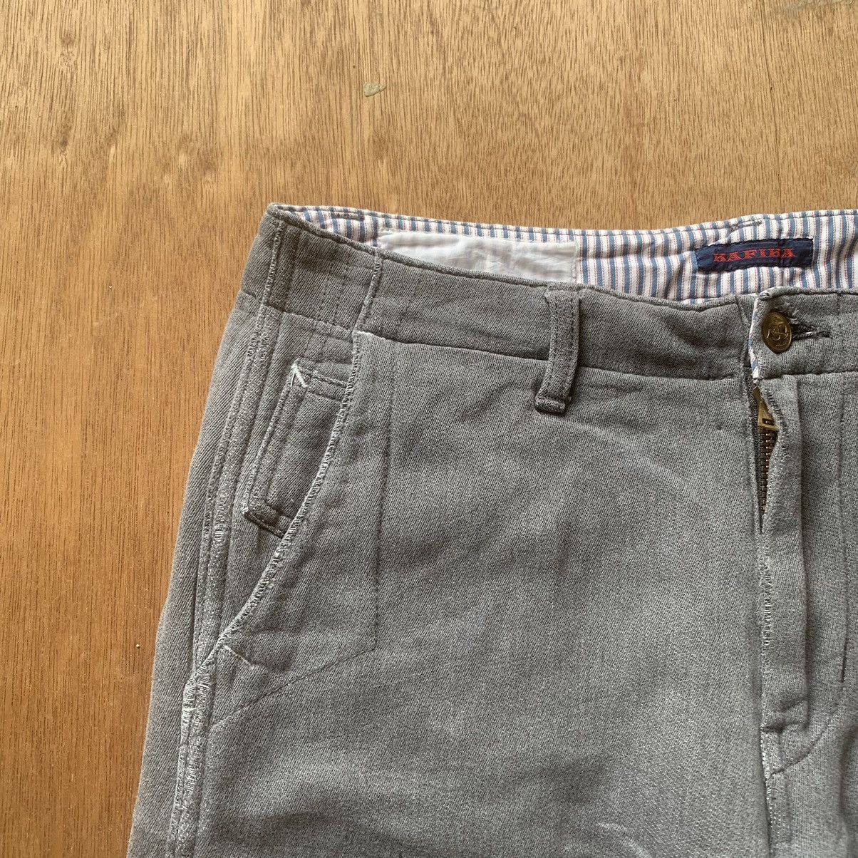 KOJIMA GENES VTG UNION MADE OKAYAMA KOJIMA JAPAN TROUSERS GABARDINE PANTS Size US 30 / EU 46 - 3 Thumbnail