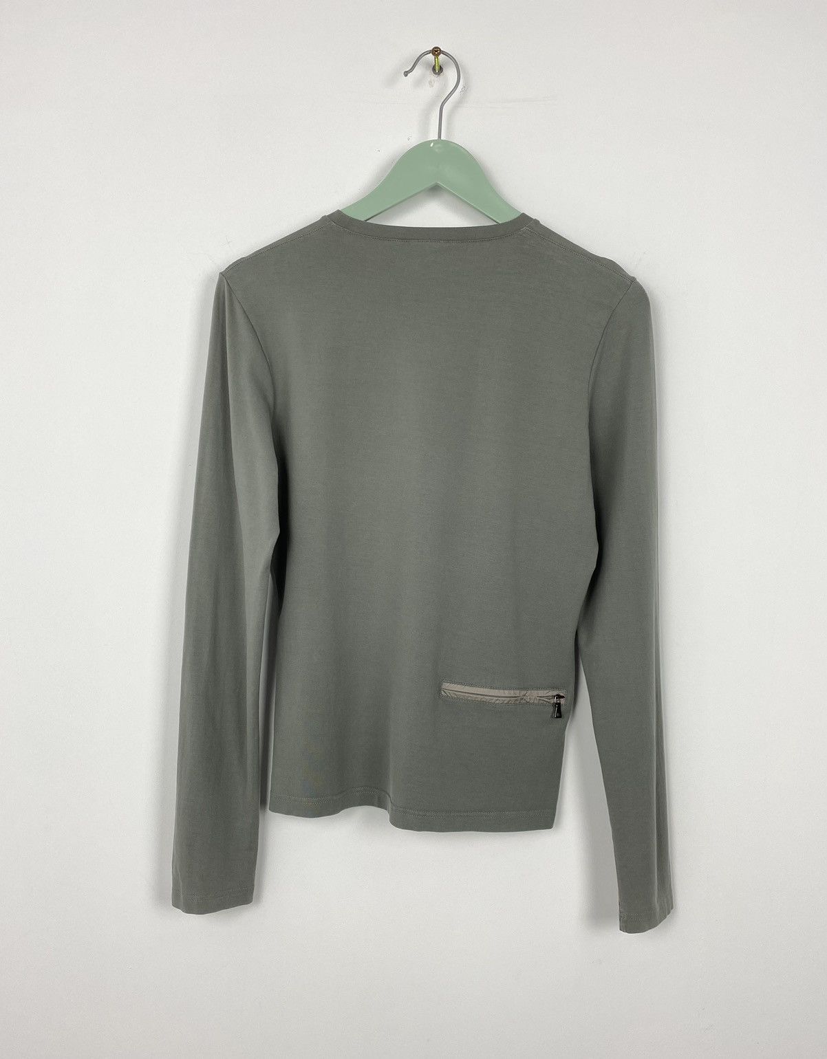 Prada Vintage Prada Women’s Long Sleeve Shirt Pocket Margiela Size L / US 10 / IT 46 - 7 Thumbnail