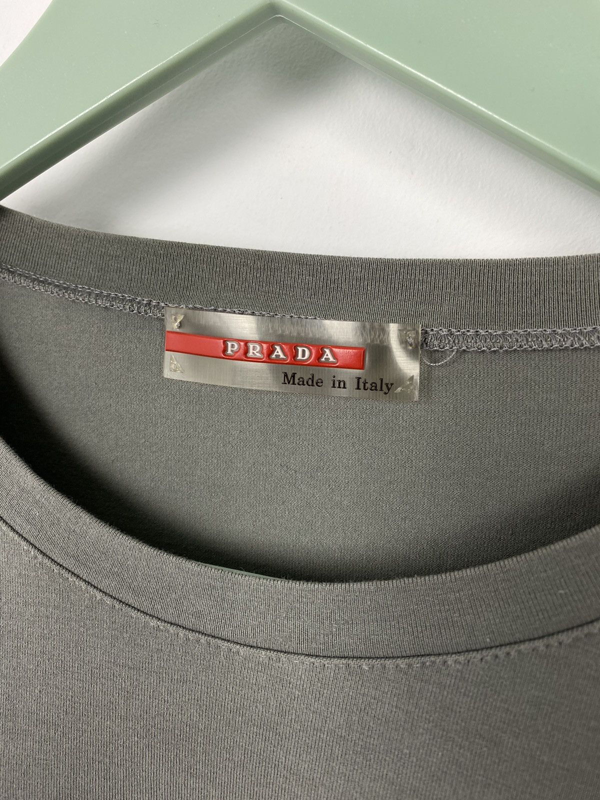 Prada Vintage Prada Women’s Long Sleeve Shirt Pocket Margiela Size L / US 10 / IT 46 - 3 Thumbnail