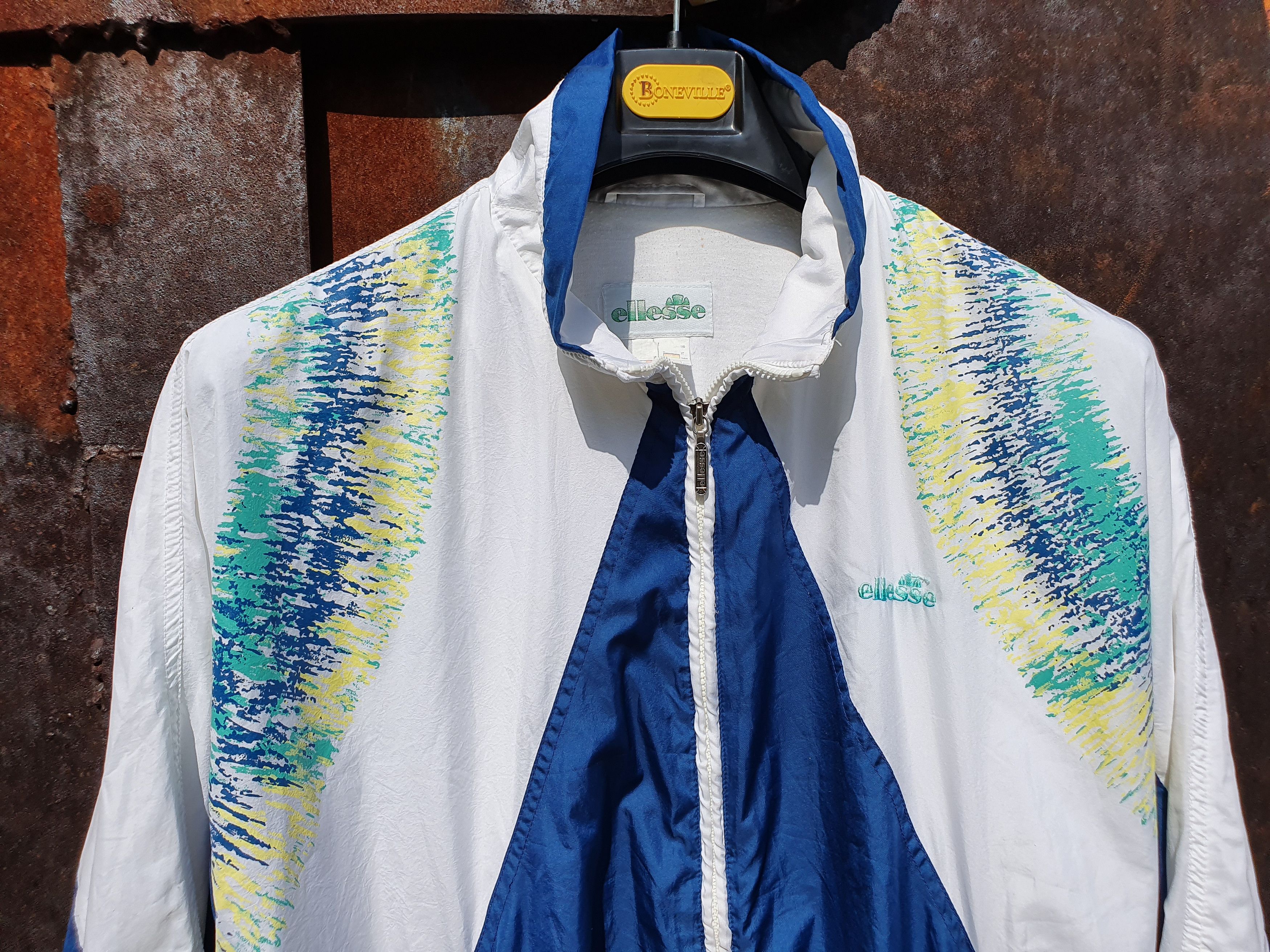Ellesse × Vintage Vintage Ellesse Nylon Track Jacket Size US L / EU 52-54 / 3 - 3 Thumbnail