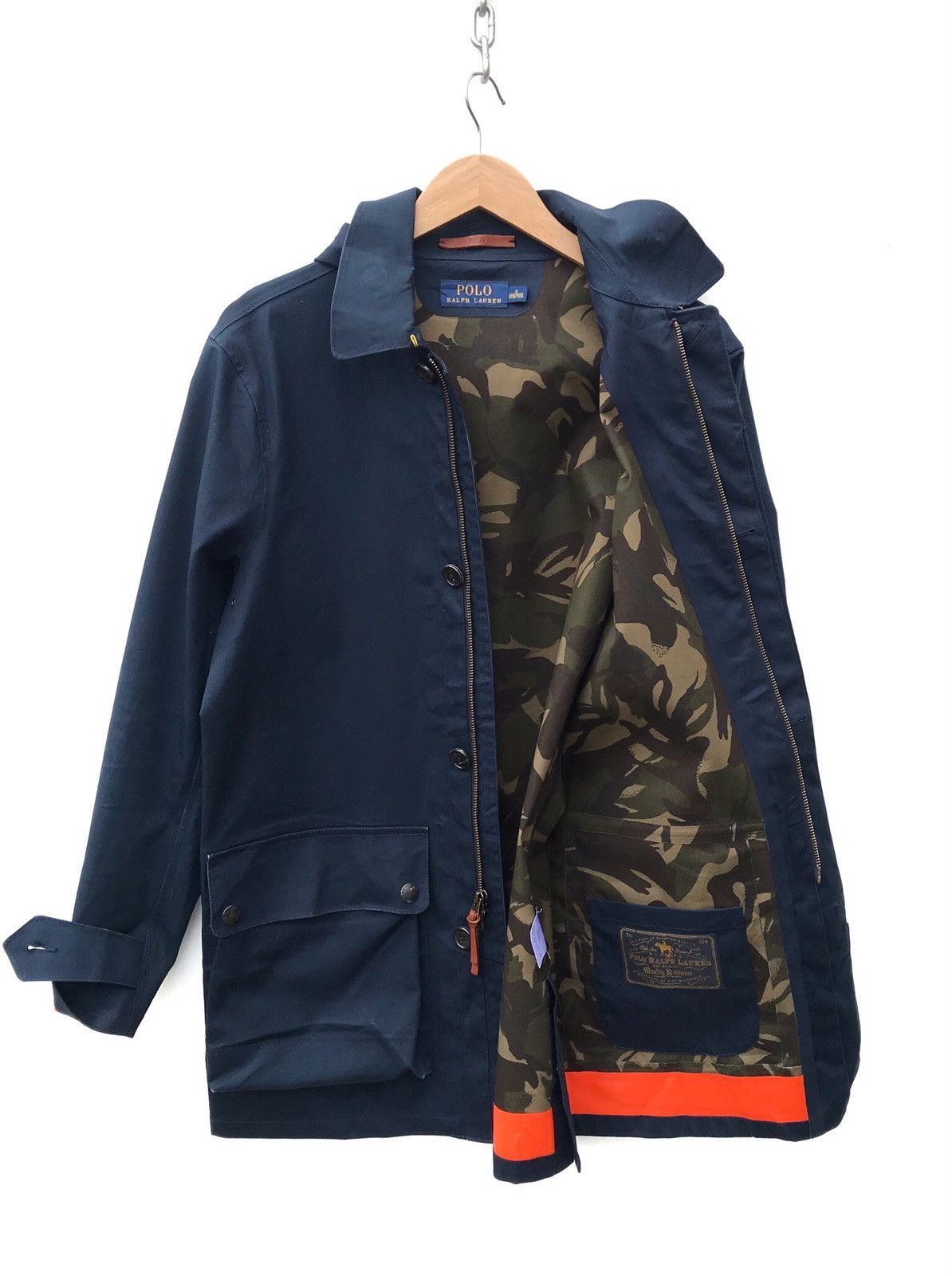 Polo Ralph Lauren Polo Ralph Lauren Long Coat Ralph Lauren Parka Hoodie Jacket Size US S / EU 44-46 / 1 - 1 Thumbnail