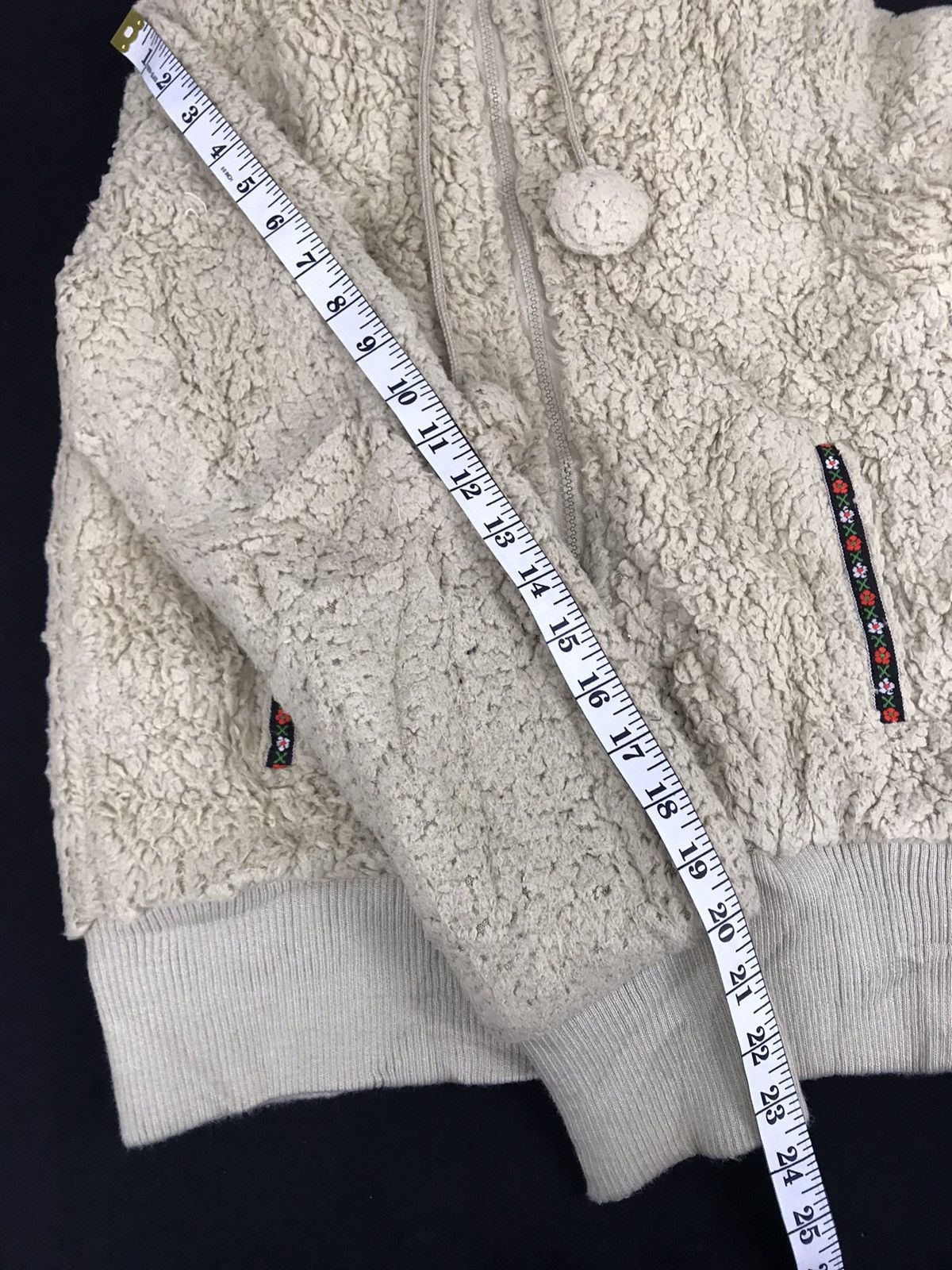 Japanese Brand Fluffy Fleece Passion Wool Sweatshirt Hoodies Jacket Size XS / US 0-2 / IT 36-38 - 8 Thumbnail