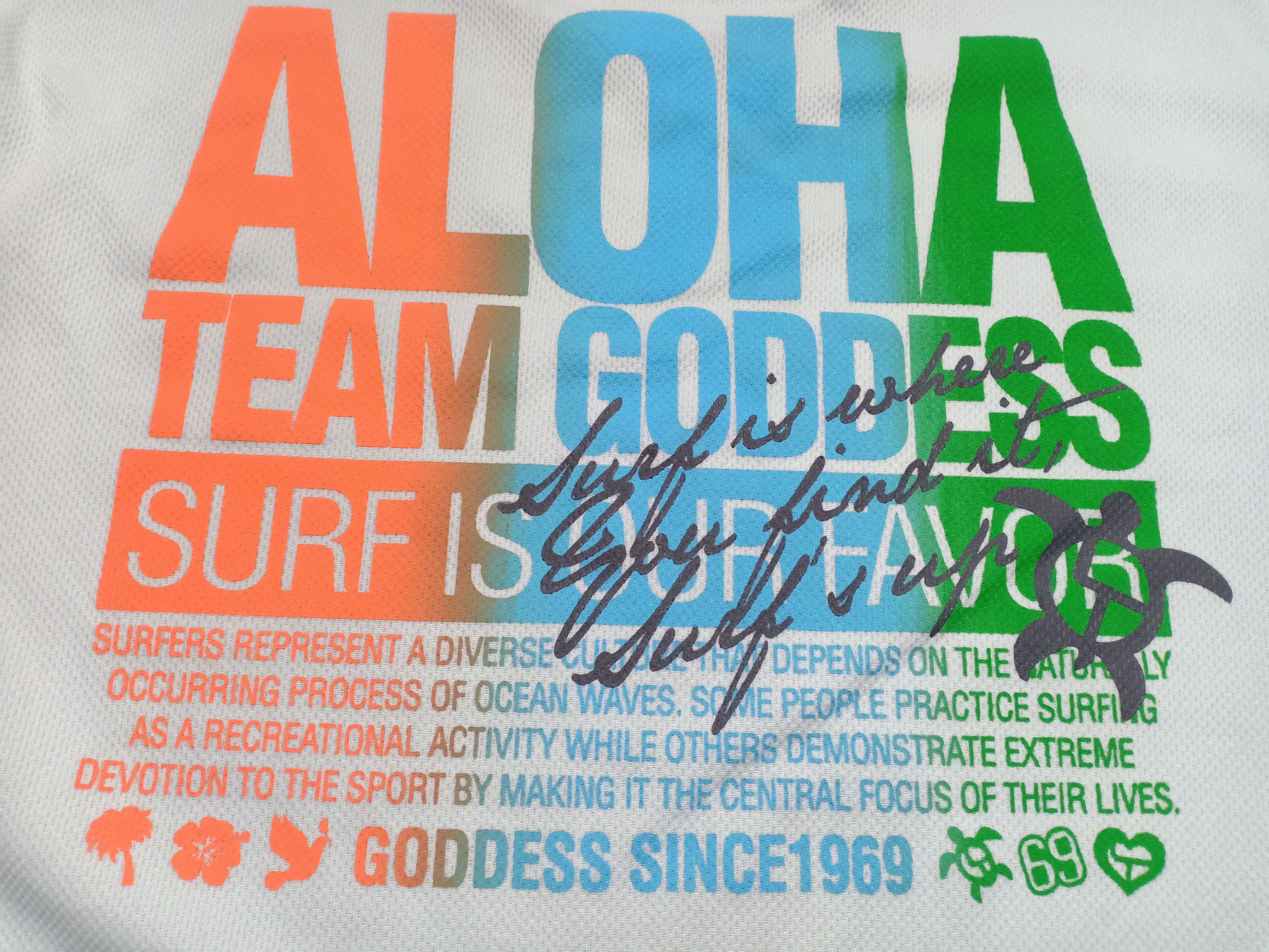 Vision Streetwear ALOHA Hawaiian Tee Team Goddess Surf is Our Favor Size US M / EU 48-50 / 2 - 2 Thumbnail