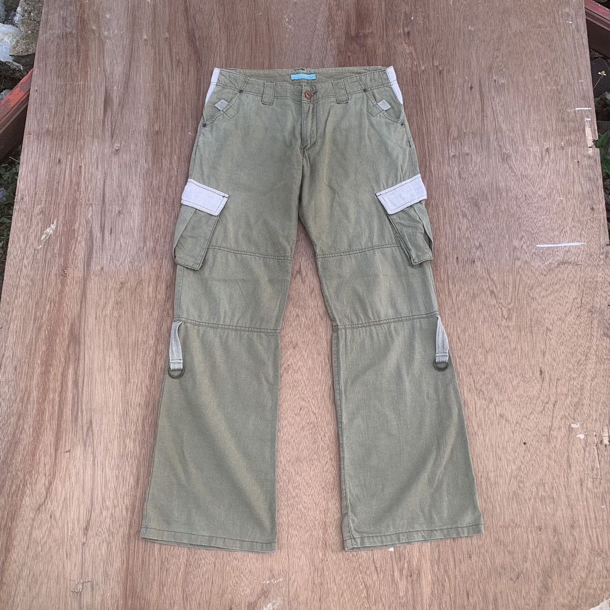image of Military x US Air Force Flash U.s Air Force Trousers Roll Ups Flare Cargo in Green (Size 30)