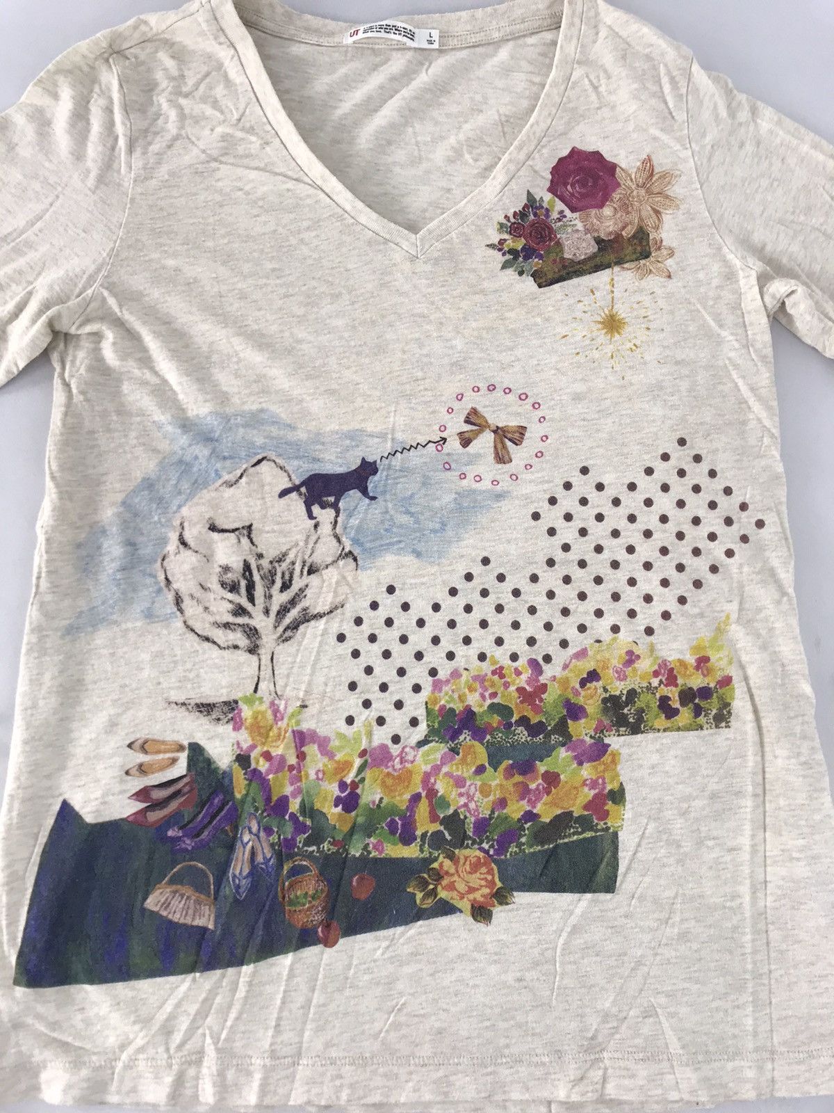 Japanese Brand Painting Artist Design Longsleeve Tee T-shirt Size S / US 4 / IT 40 - 3 Thumbnail
