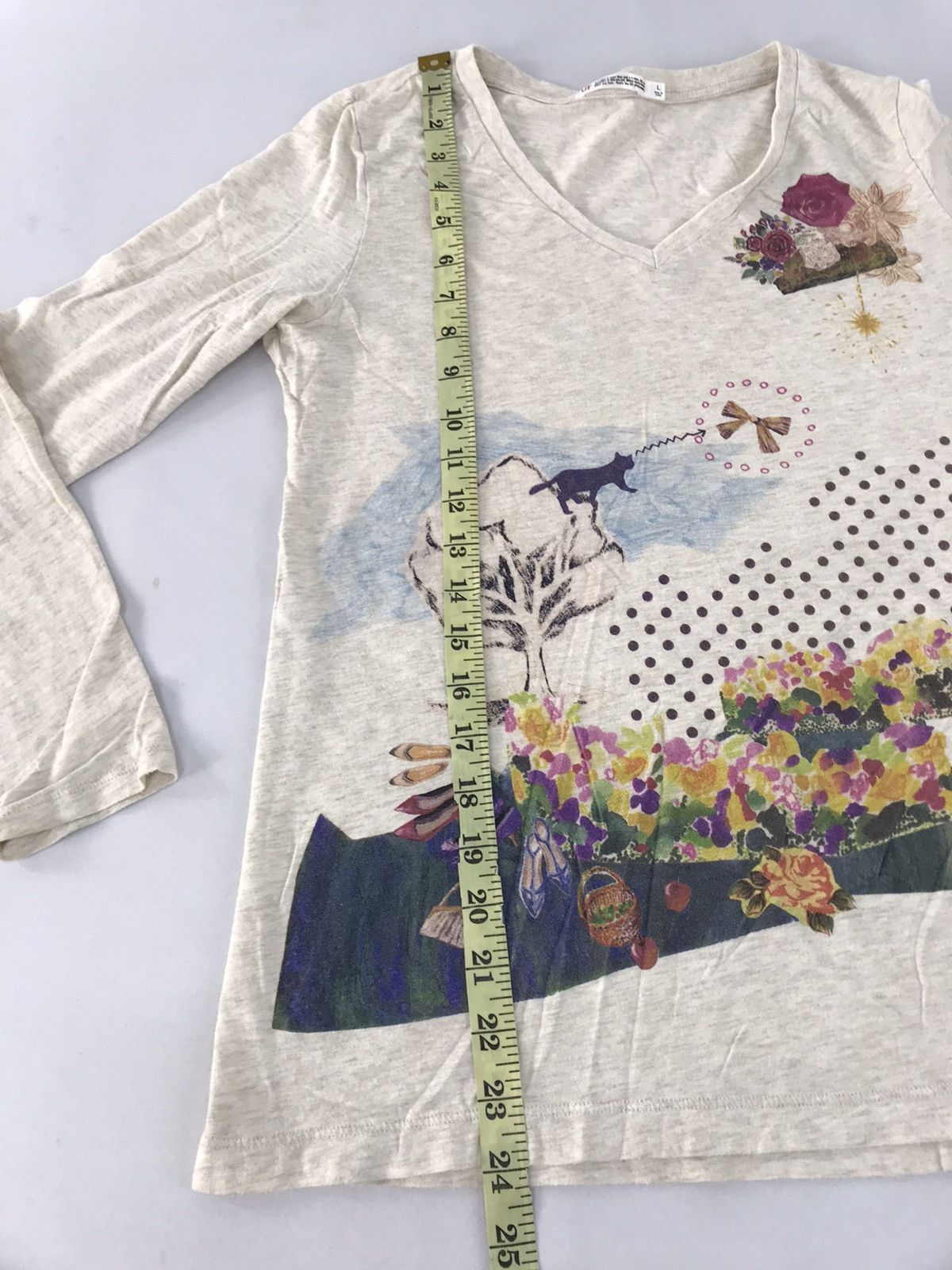 Japanese Brand Painting Artist Design Longsleeve Tee T-shirt Size S / US 4 / IT 40 - 9 Thumbnail