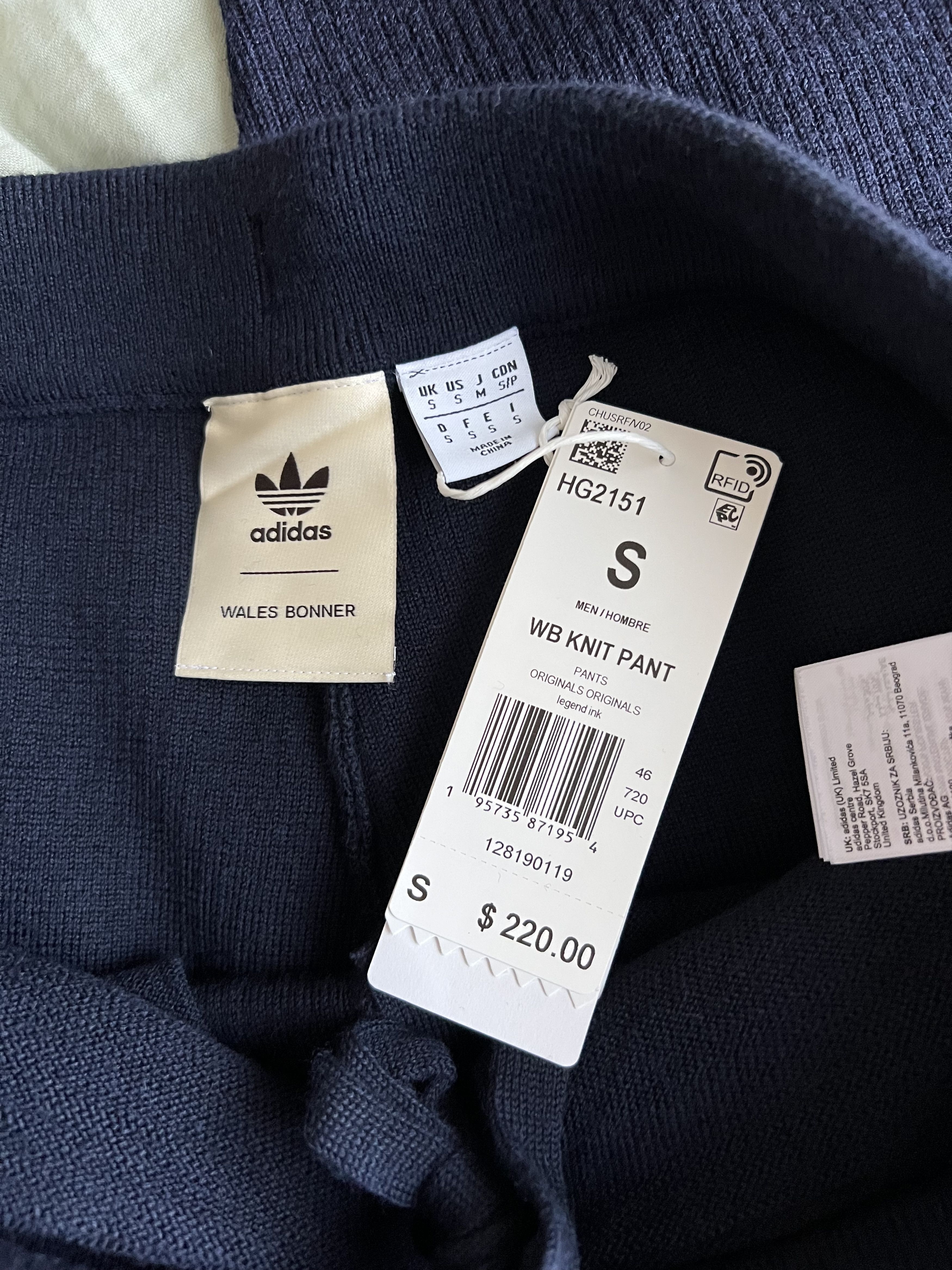 Adidas × Wales Bonner Wales Bonner Adidas Knit Track Pants in Legend Ink Size US 30 / EU 46 - 6 Thumbnail