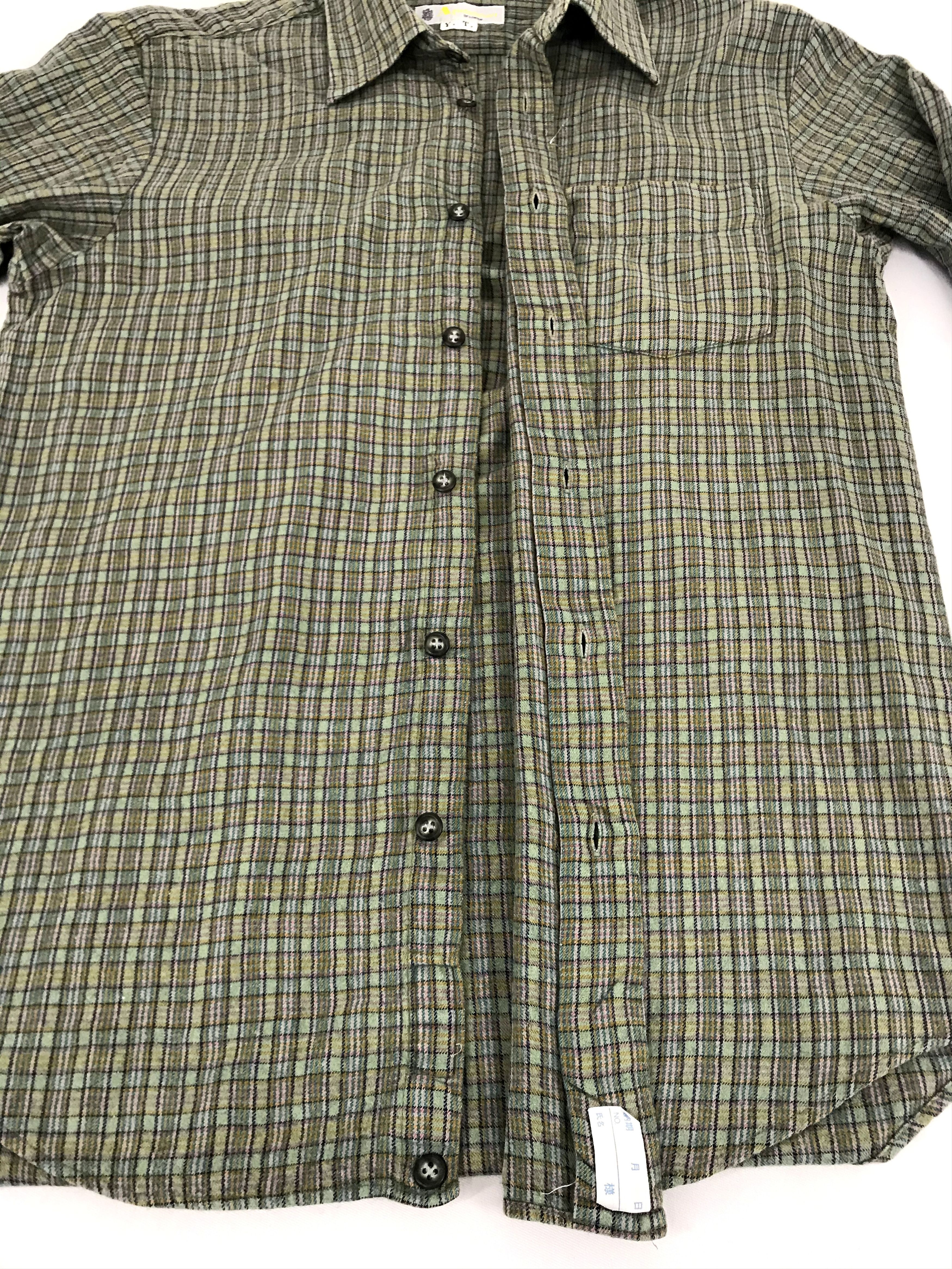 Aquascutum Vintage Aquascutum of London Flannel Shirt Button Down Size US S / EU 44-46 / 1 - 4 Thumbnail