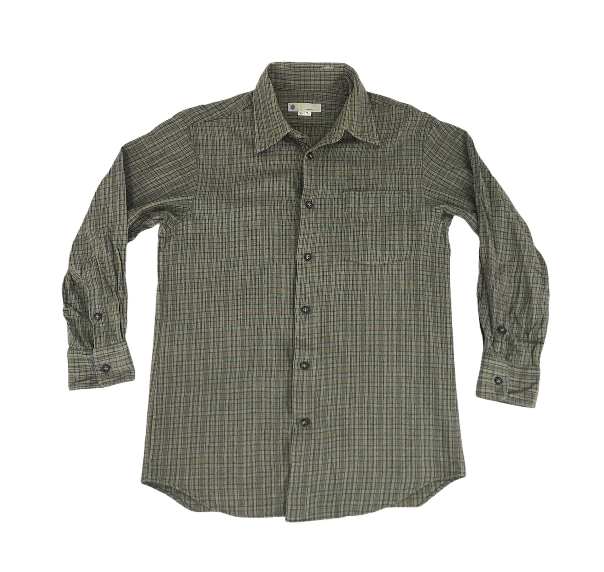 Aquascutum Vintage Aquascutum of London Flannel Shirt Button Down Size US S / EU 44-46 / 1 - 1 Thumbnail
