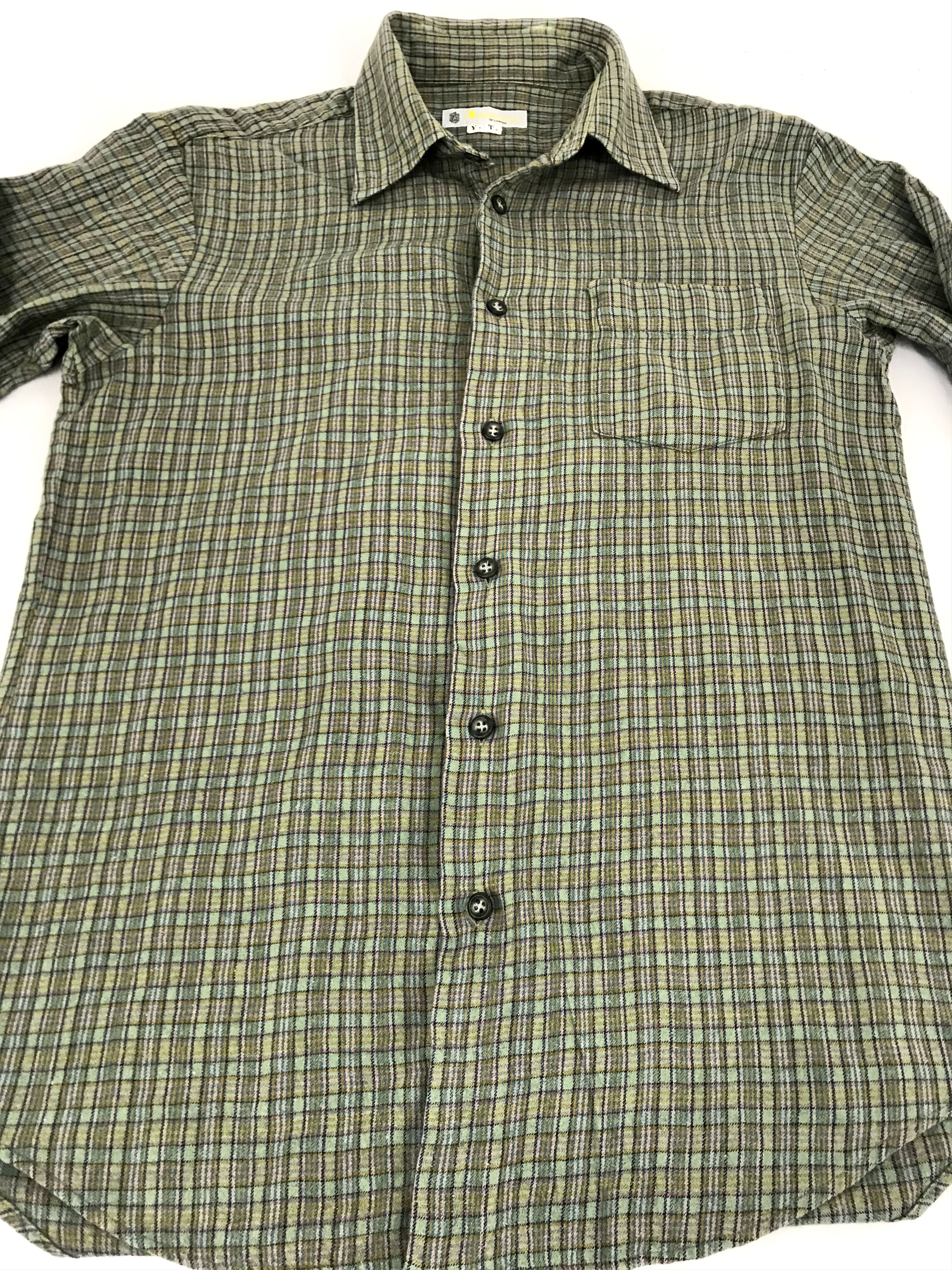 Aquascutum Vintage Aquascutum of London Flannel Shirt Button Down Size US S / EU 44-46 / 1 - 3 Thumbnail