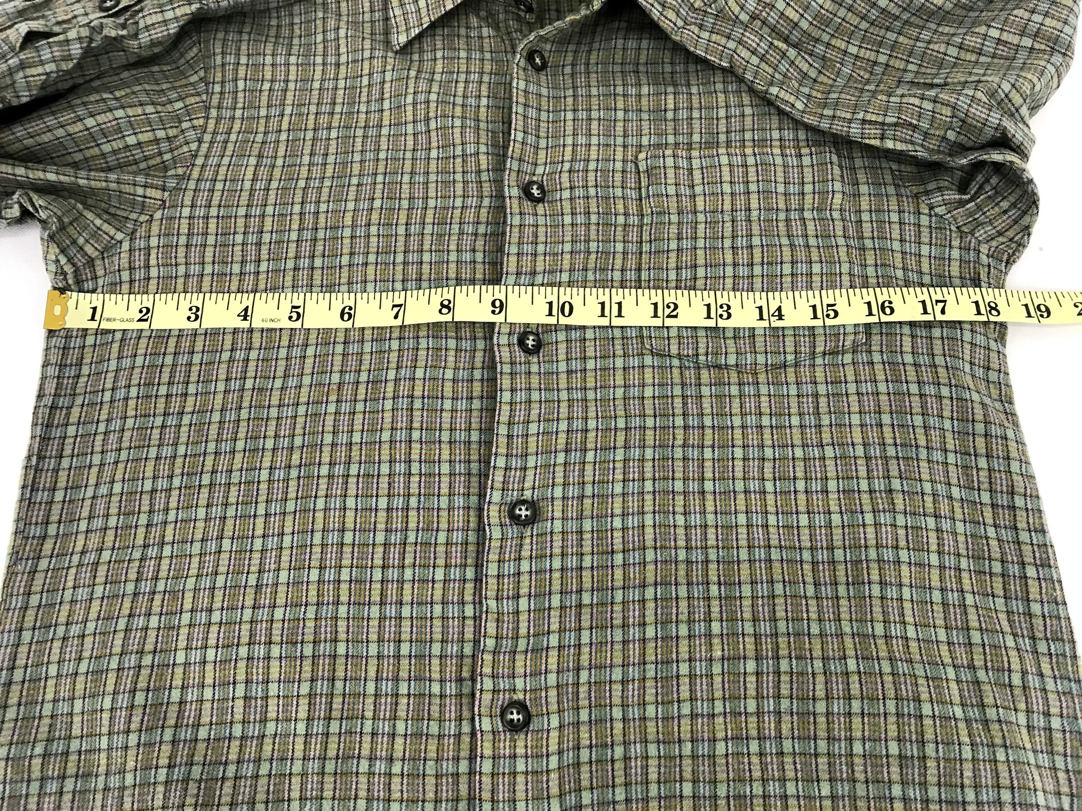 Aquascutum Vintage Aquascutum of London Flannel Shirt Button Down Size US S / EU 44-46 / 1 - 9 Thumbnail