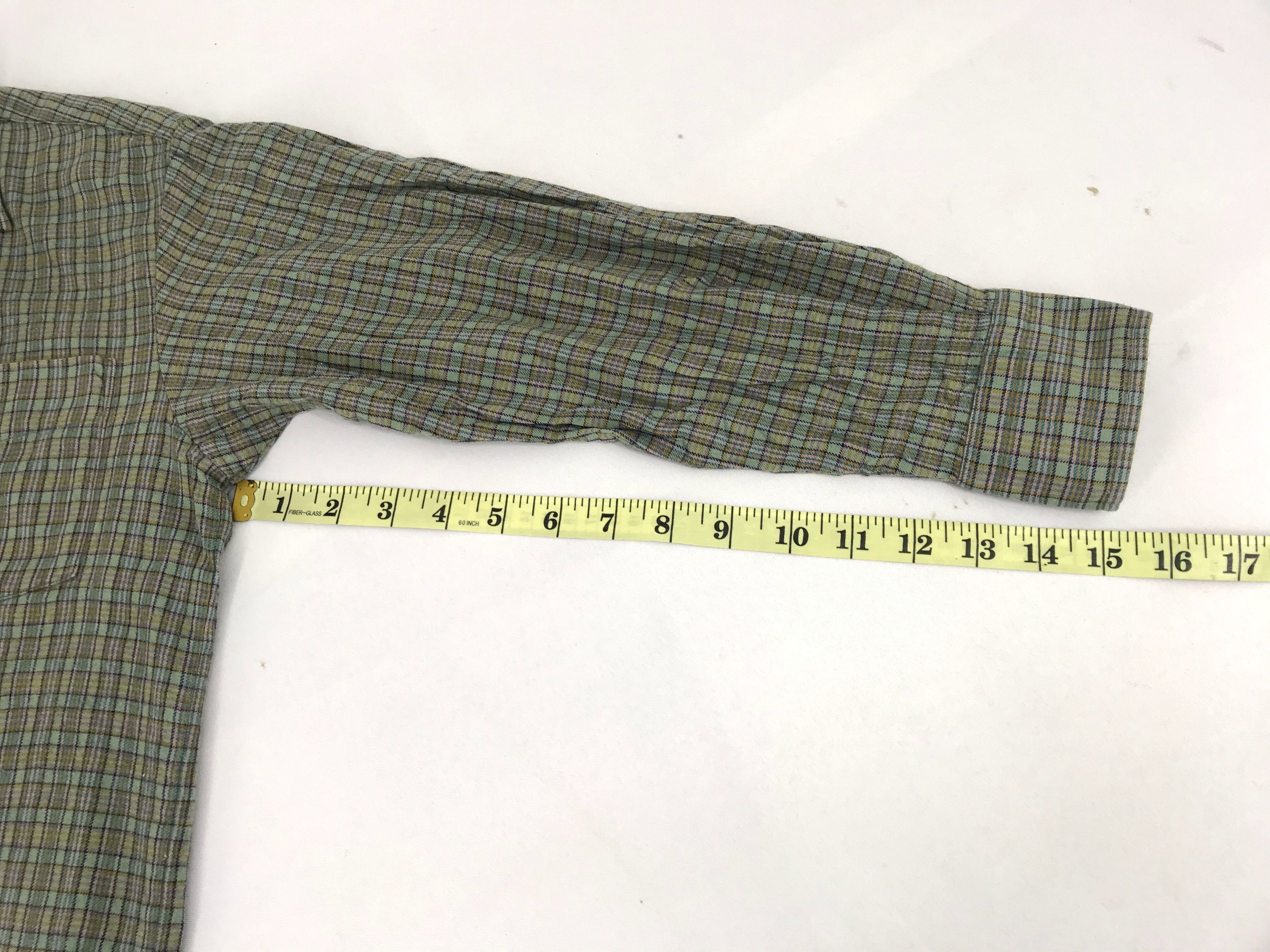 Aquascutum Vintage Aquascutum of London Flannel Shirt Button Down Size US S / EU 44-46 / 1 - 11 Thumbnail