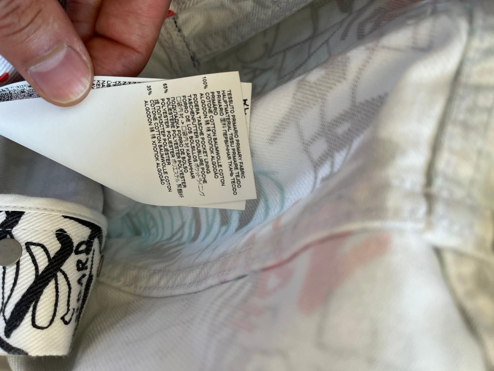 Maison Margiela Graffiti Denim in Multicolor Size US 34 / EU 50 - 15 Thumbnail