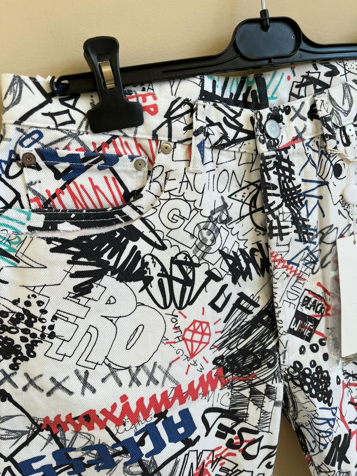 Maison Margiela Graffiti Denim in Multicolor Size US 34 / EU 50 - 8 Thumbnail