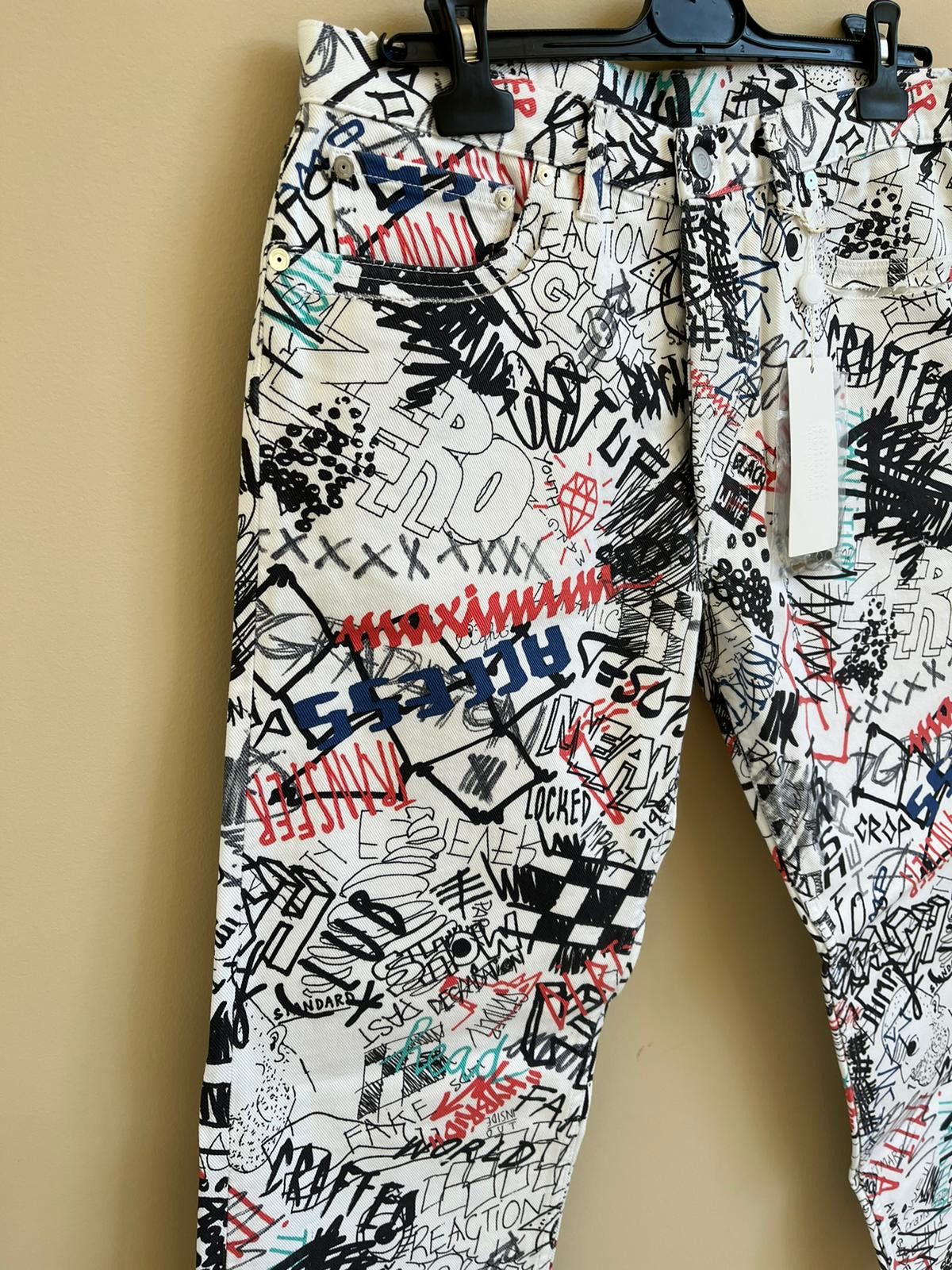Maison Margiela Graffiti Denim in Multicolor Size US 34 / EU 50 - 5 Thumbnail