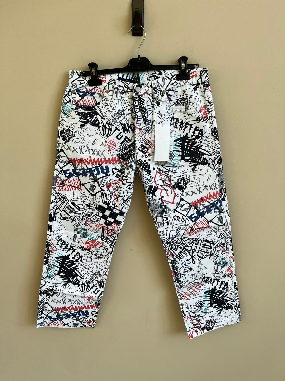 Maison Margiela Graffiti Denim in Multicolor Size US 34 / EU 50 - 4 Thumbnail