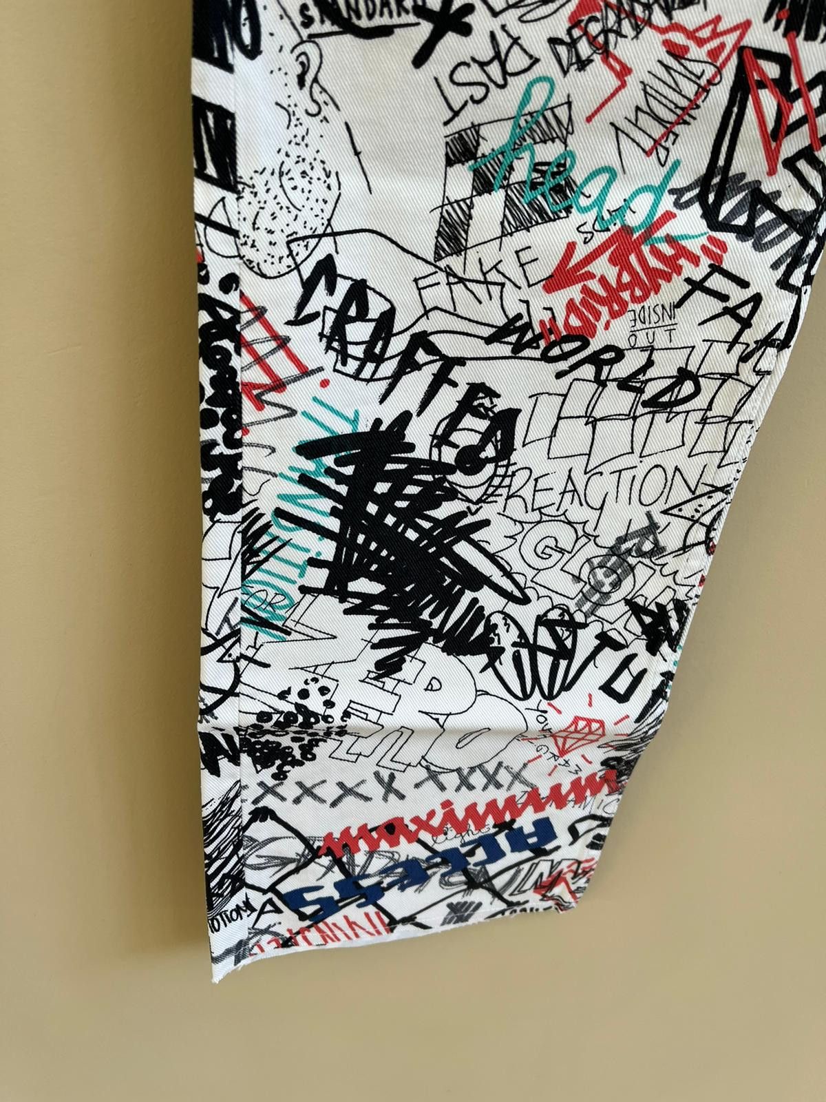 Maison Margiela Graffiti Denim in Multicolor Size US 34 / EU 50 - 6 Thumbnail
