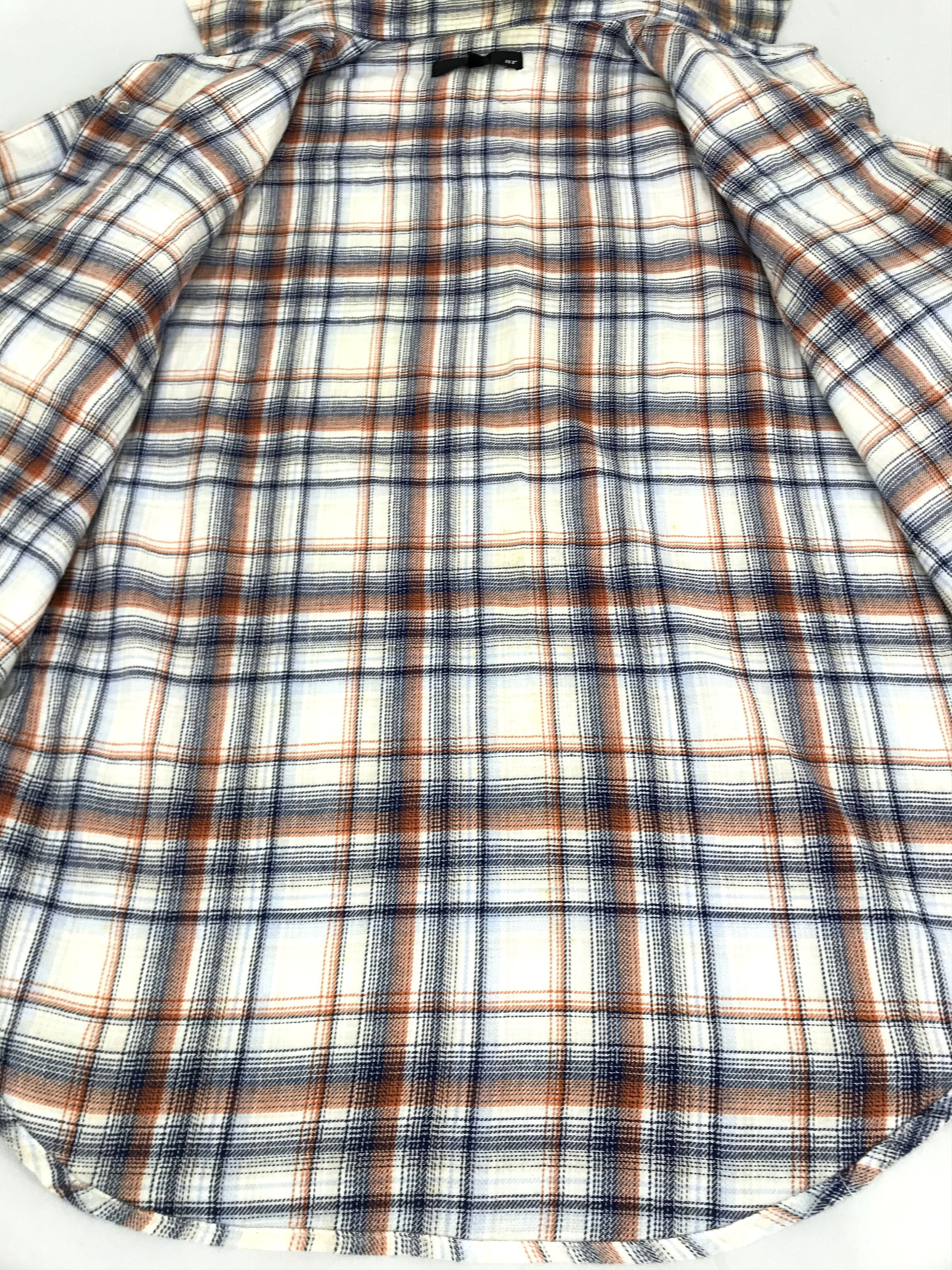 Flannel Vintage Flannel Check nr 'Jesus is Just Alright with Me' Size US M / EU 48-50 / 2 - 6 Thumbnail