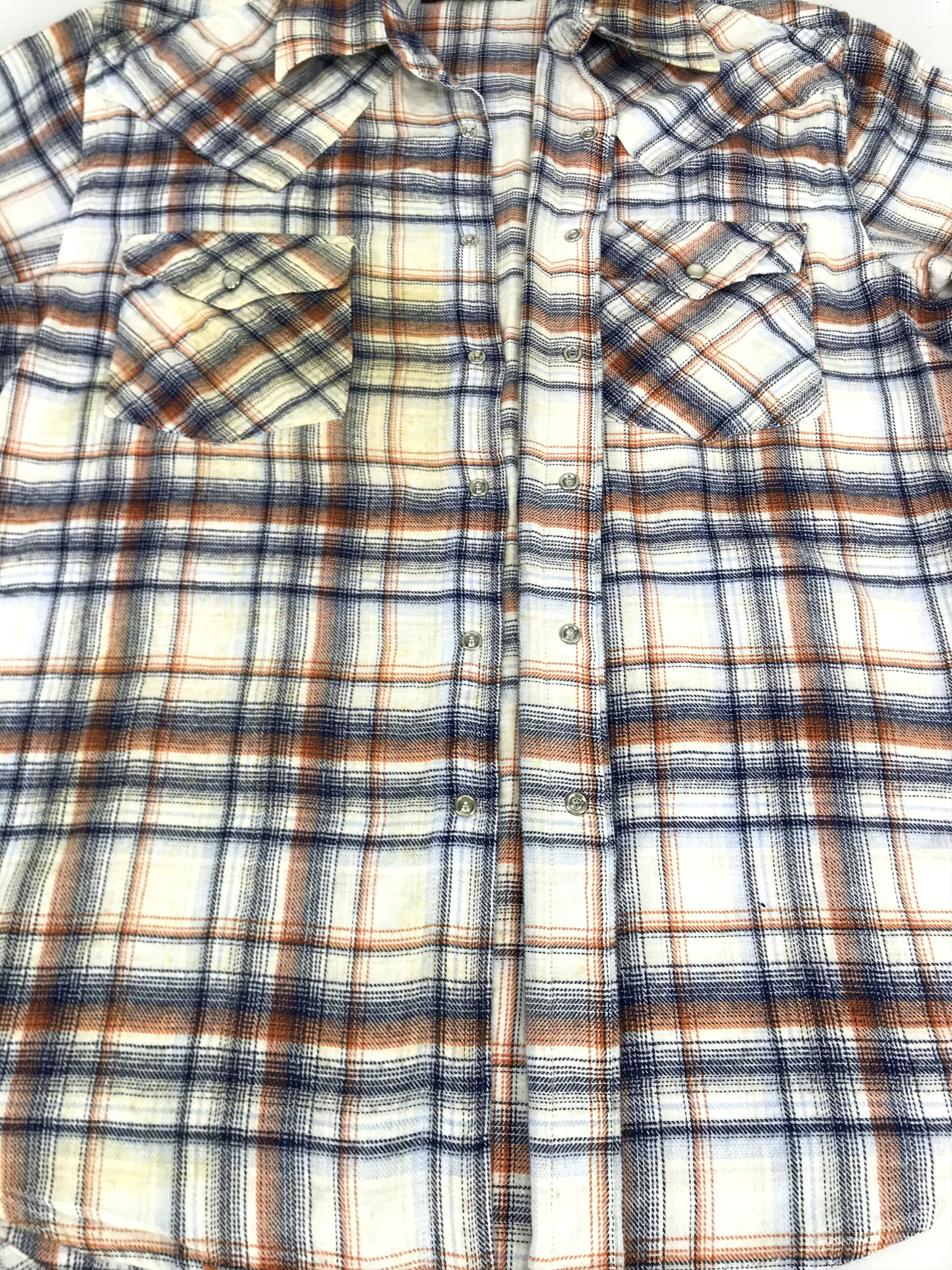 Flannel Vintage Flannel Check nr 'Jesus is Just Alright with Me' Size US M / EU 48-50 / 2 - 5 Thumbnail