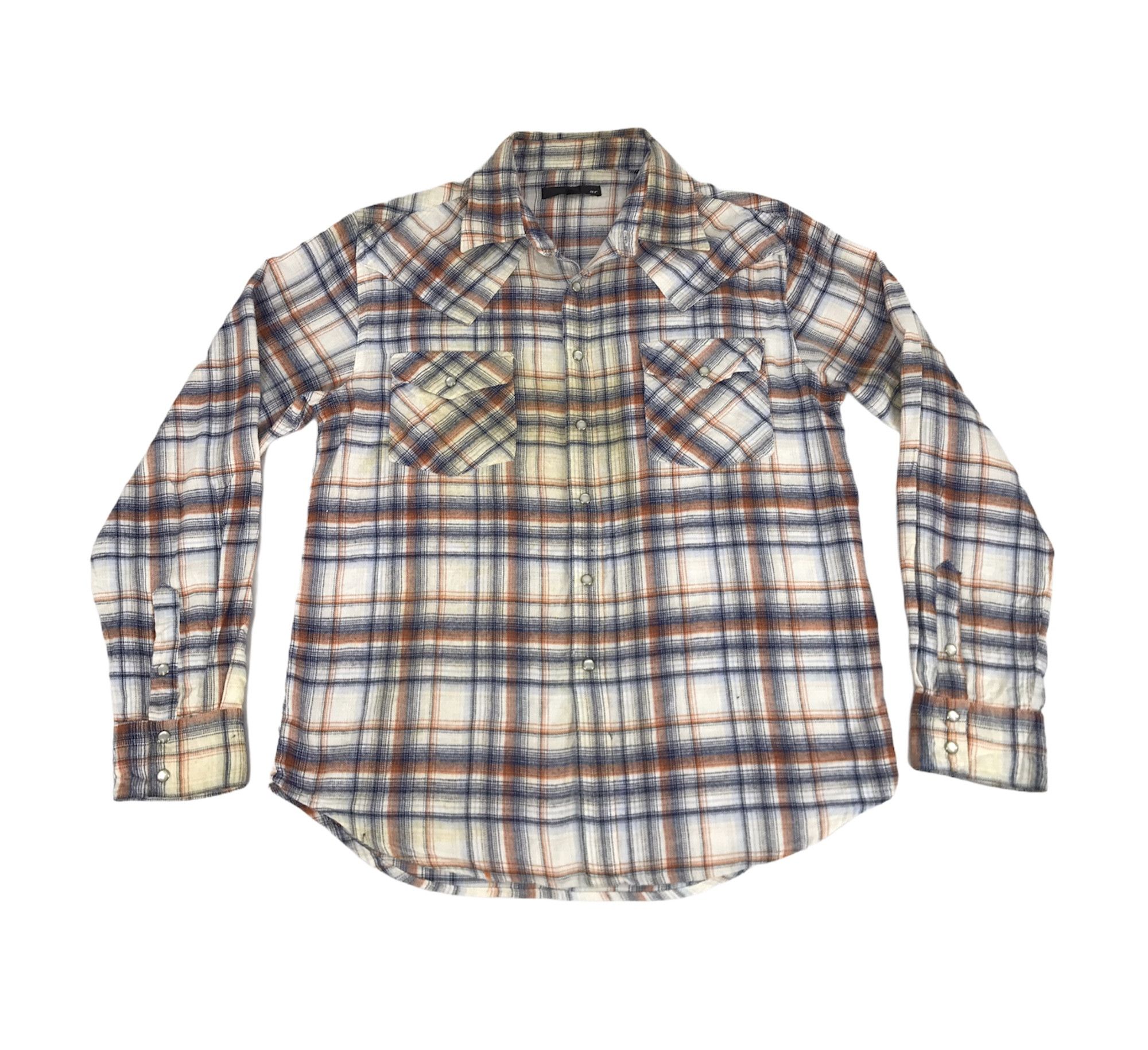 Flannel Vintage Flannel Check nr 'Jesus is Just Alright with Me' Size US M / EU 48-50 / 2 - 3 Thumbnail