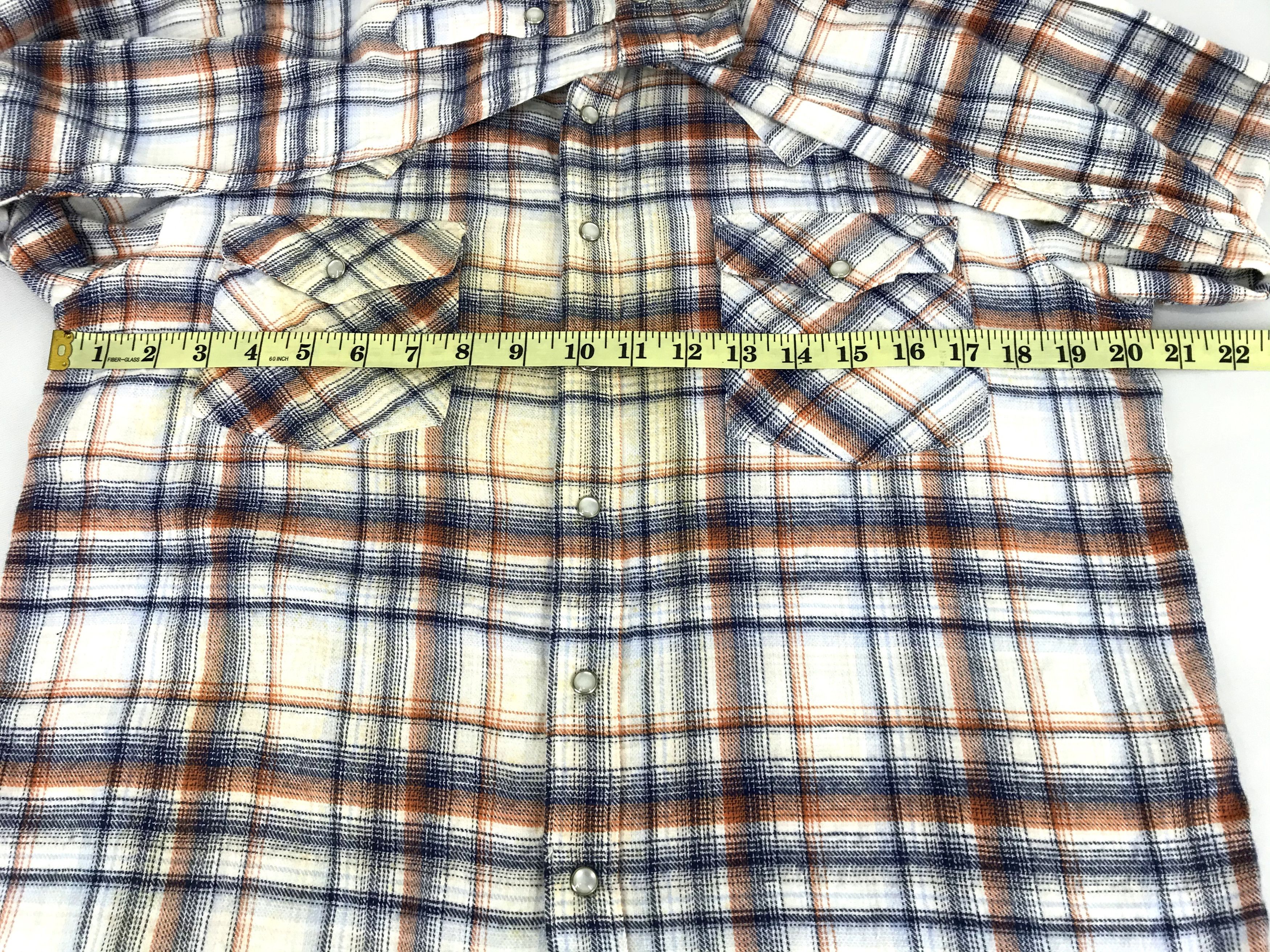 Flannel Vintage Flannel Check nr 'Jesus is Just Alright with Me' Size US M / EU 48-50 / 2 - 10 Thumbnail