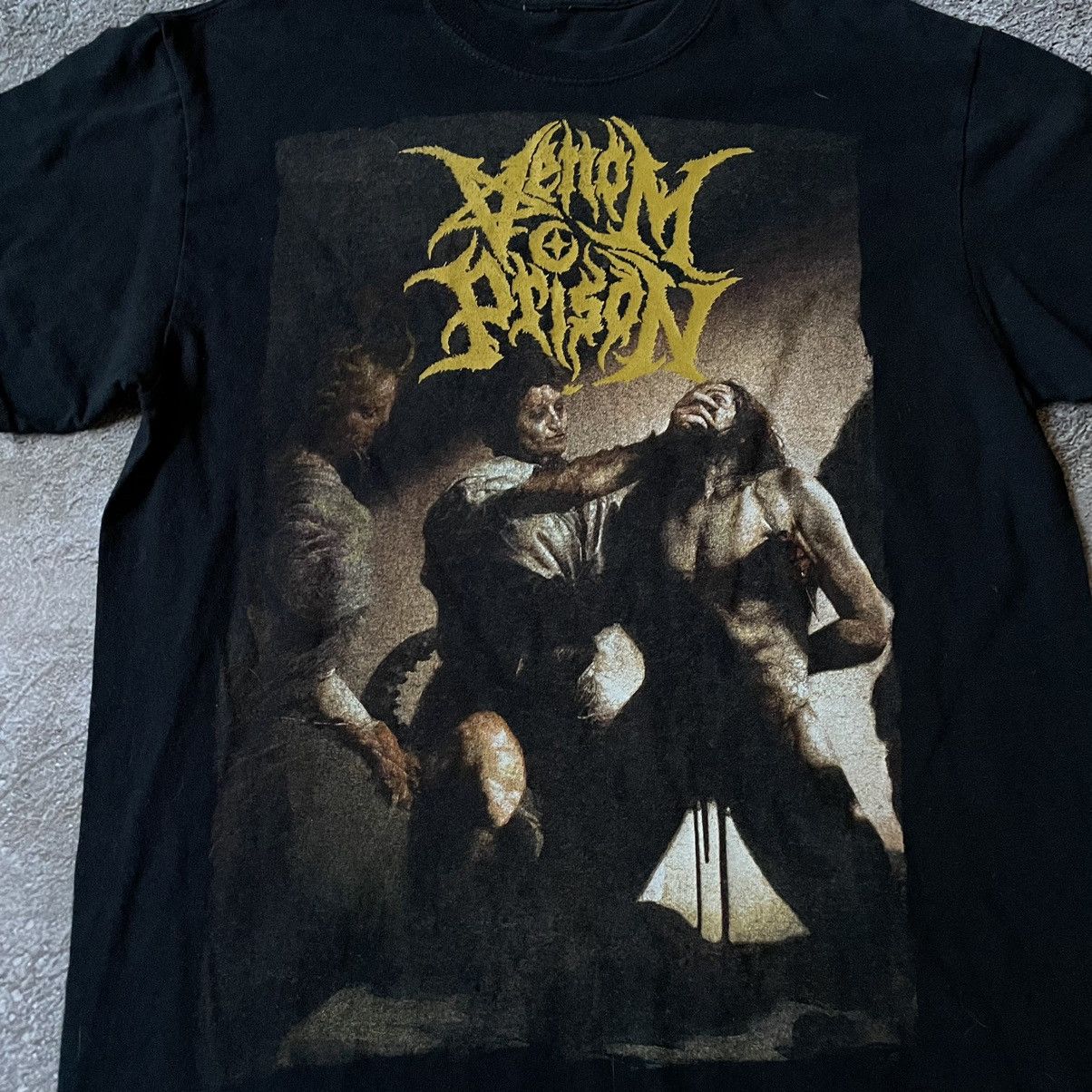Vintage Vintage Y2K Graphic Tee Band Venom Devil Face Grunge Baggy S Size US S / EU 44-46 / 1 - 6 Thumbnail