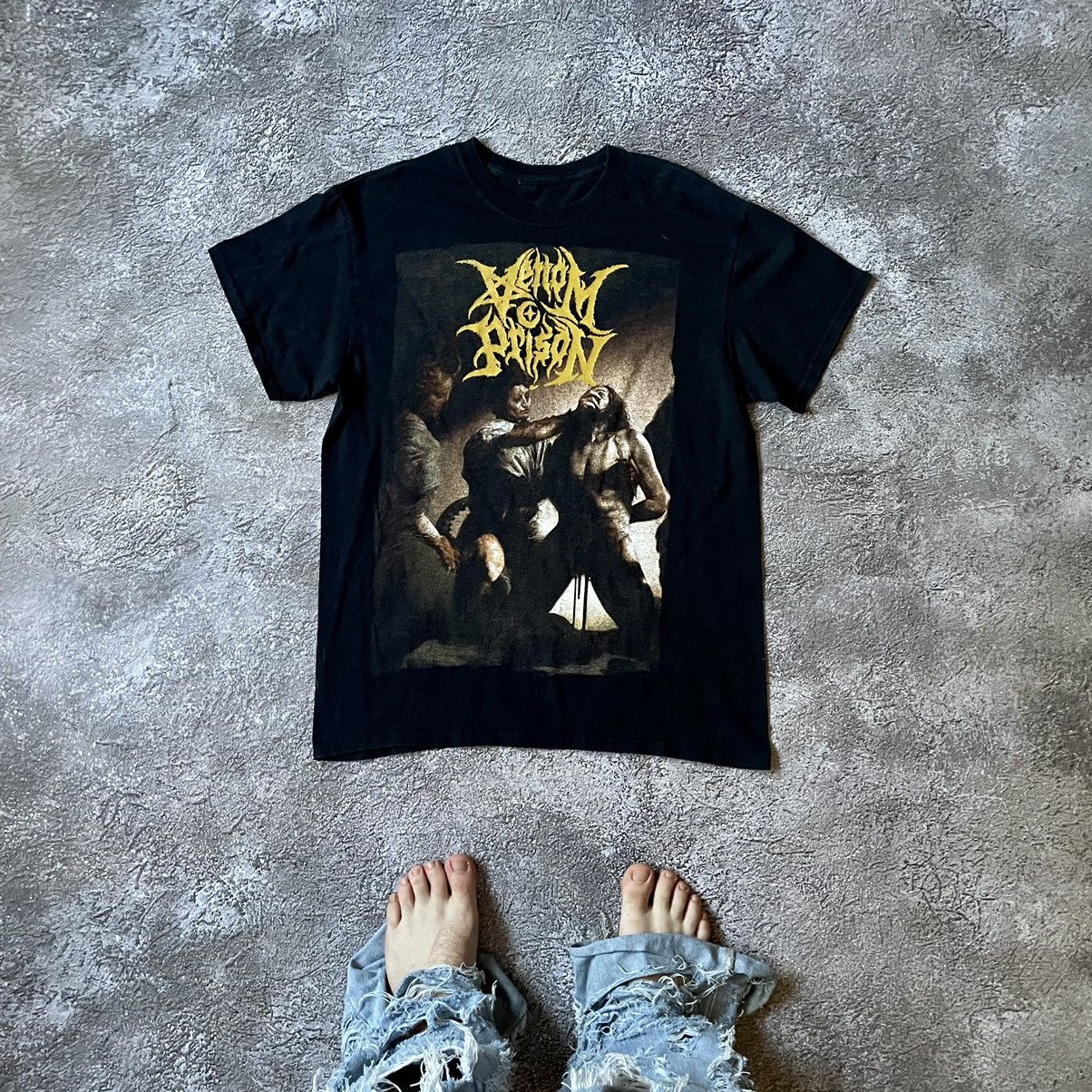 Vintage Vintage Y2K Graphic Tee Band Venom Devil Face Grunge Baggy S Size US S / EU 44-46 / 1 - 1 Thumbnail