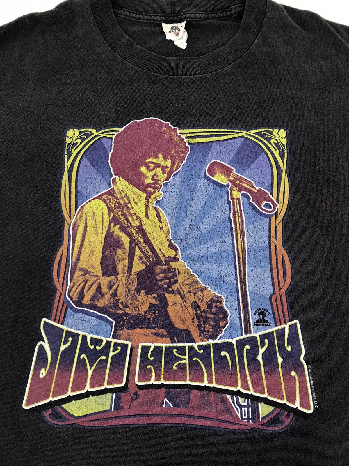 Band Tees Jimi Hendrix American Singer Guitarist Big Screen Tee Size US L / EU 52-54 / 3 - 1 Thumbnail