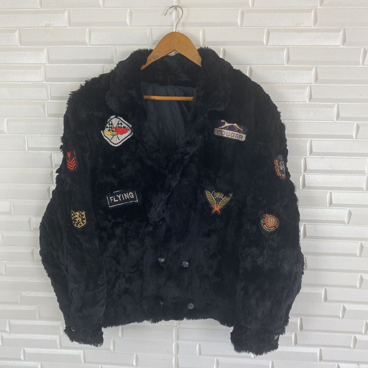 Japanese Brand NICE DESIGN MINK FUR JACKET MULTI PATCHES Size US L / EU 52-54 / 3 - 1 Thumbnail