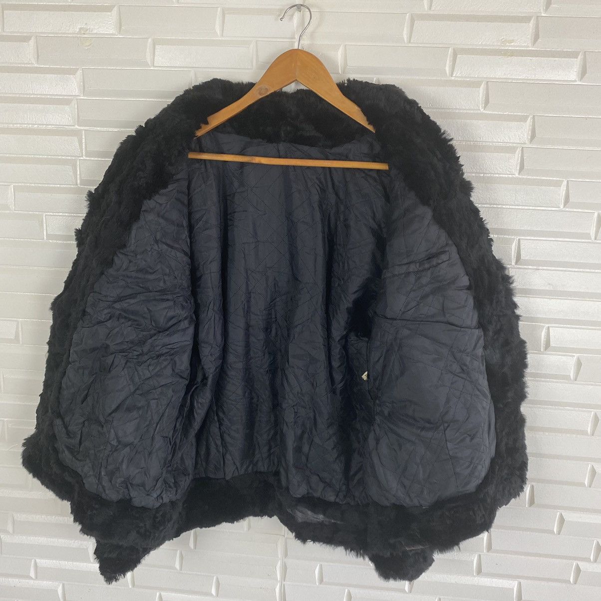 Japanese Brand NICE DESIGN MINK FUR JACKET MULTI PATCHES Size US L / EU 52-54 / 3 - 11 Thumbnail