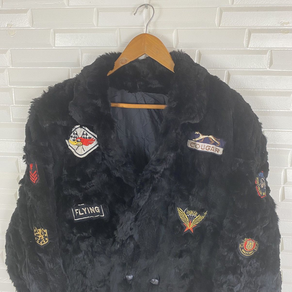 Japanese Brand NICE DESIGN MINK FUR JACKET MULTI PATCHES Size US L / EU 52-54 / 3 - 3 Thumbnail