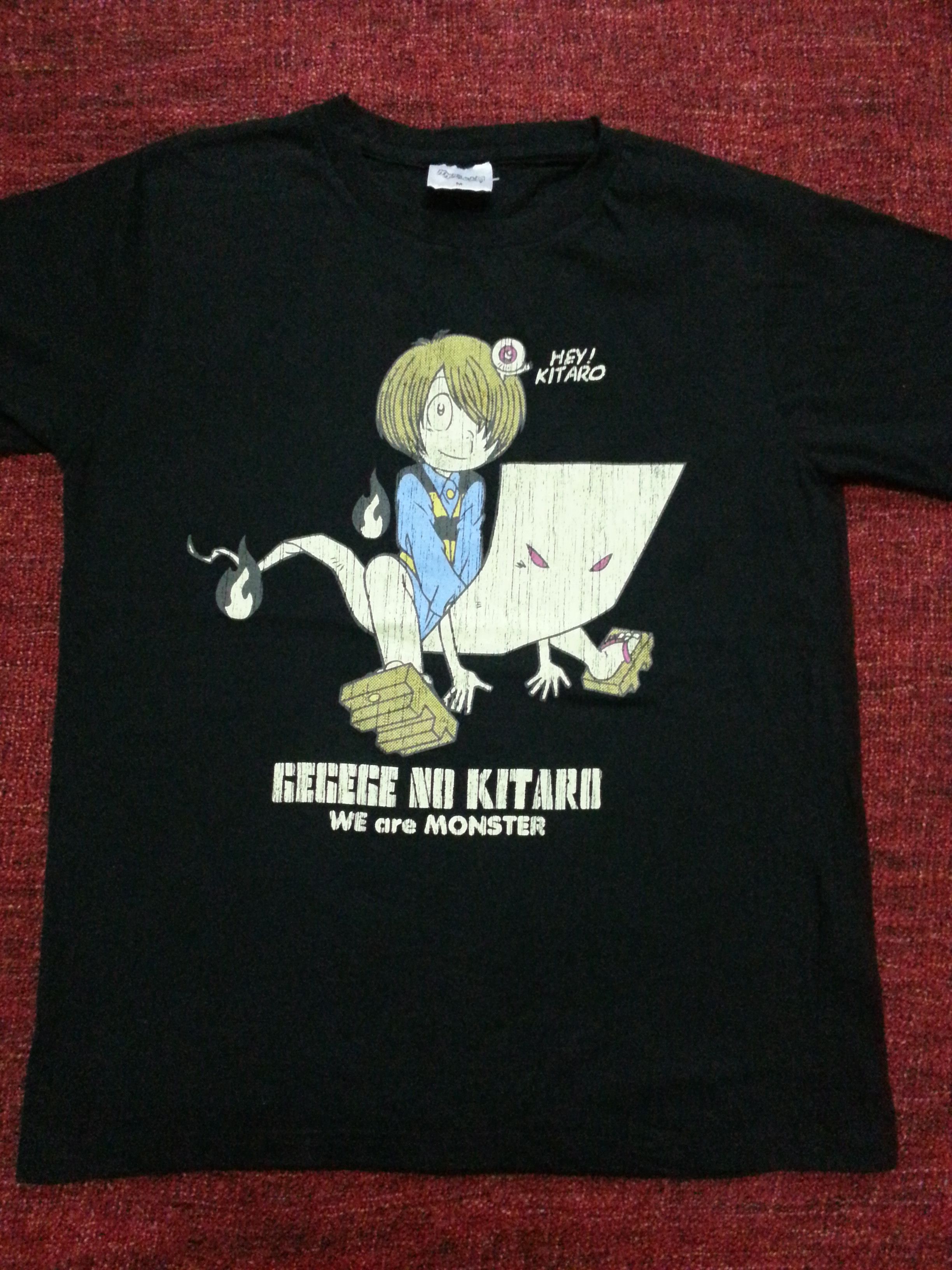 Anime × Cartoon Network × Japanese Brand Rare GeGeGe Kitaro Tee Anime Manga Cult Size US S / EU 44-46 / 1 - 1 Thumbnail