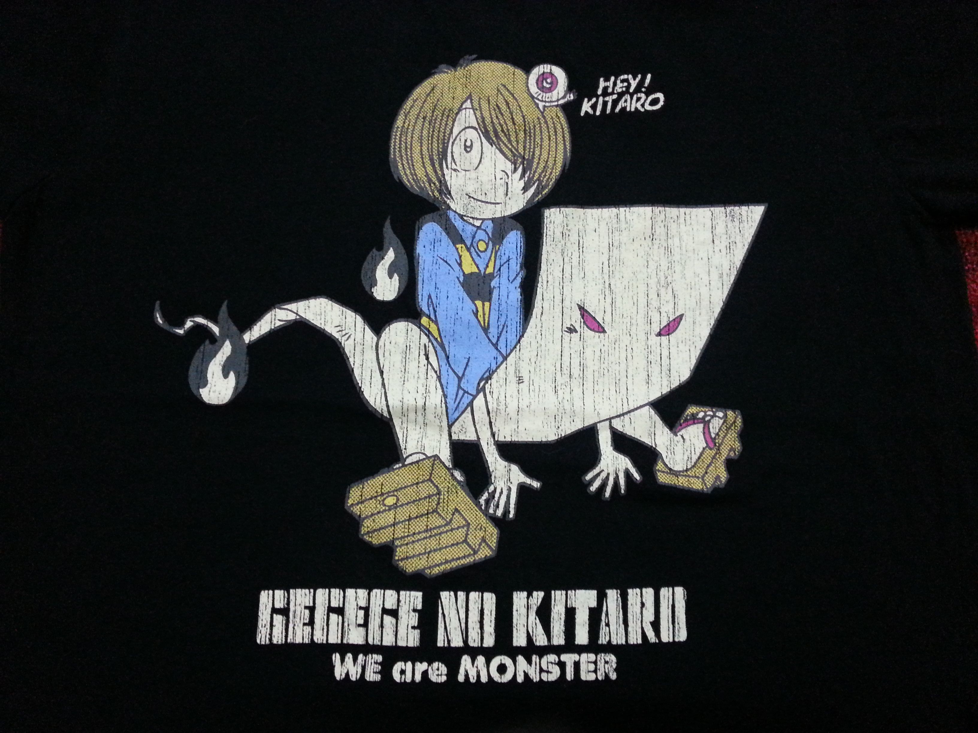 Anime × Cartoon Network × Japanese Brand Rare GeGeGe Kitaro Tee Anime Manga Cult Size US S / EU 44-46 / 1 - 4 Thumbnail
