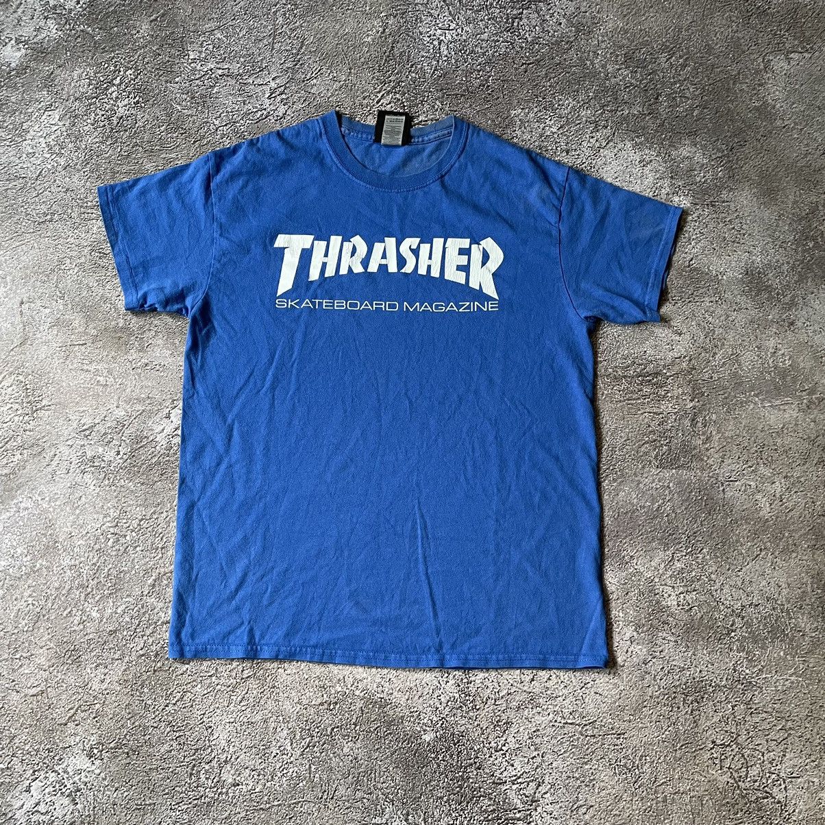 Vintage Vintage 90s Thrasher Logo Sun Faded Graphic Tee Skate Slim S Size US S / EU 44-46 / 1 - 2 Thumbnail