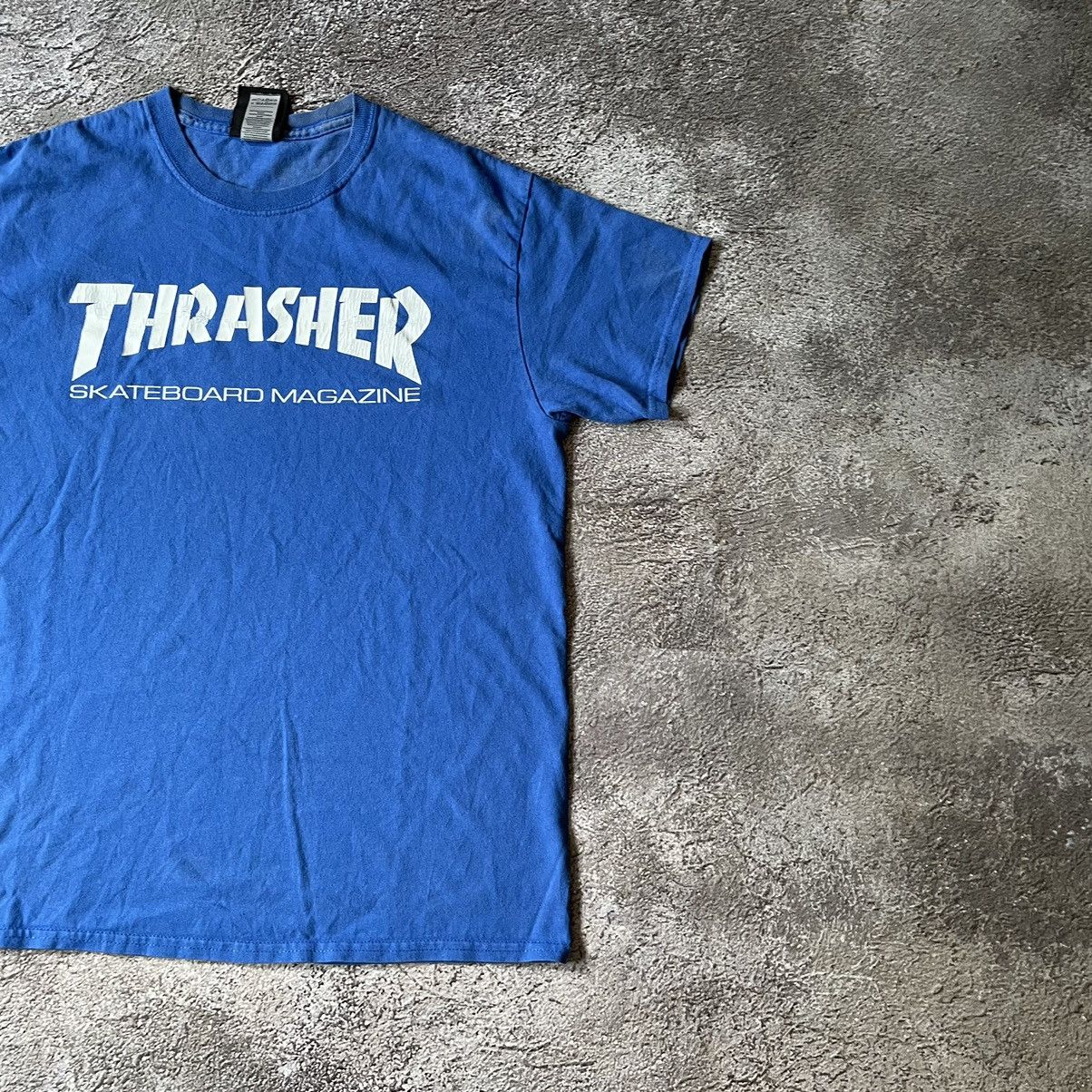 Vintage Vintage 90s Thrasher Logo Sun Faded Graphic Tee Skate Slim S Size US S / EU 44-46 / 1 - 3 Thumbnail