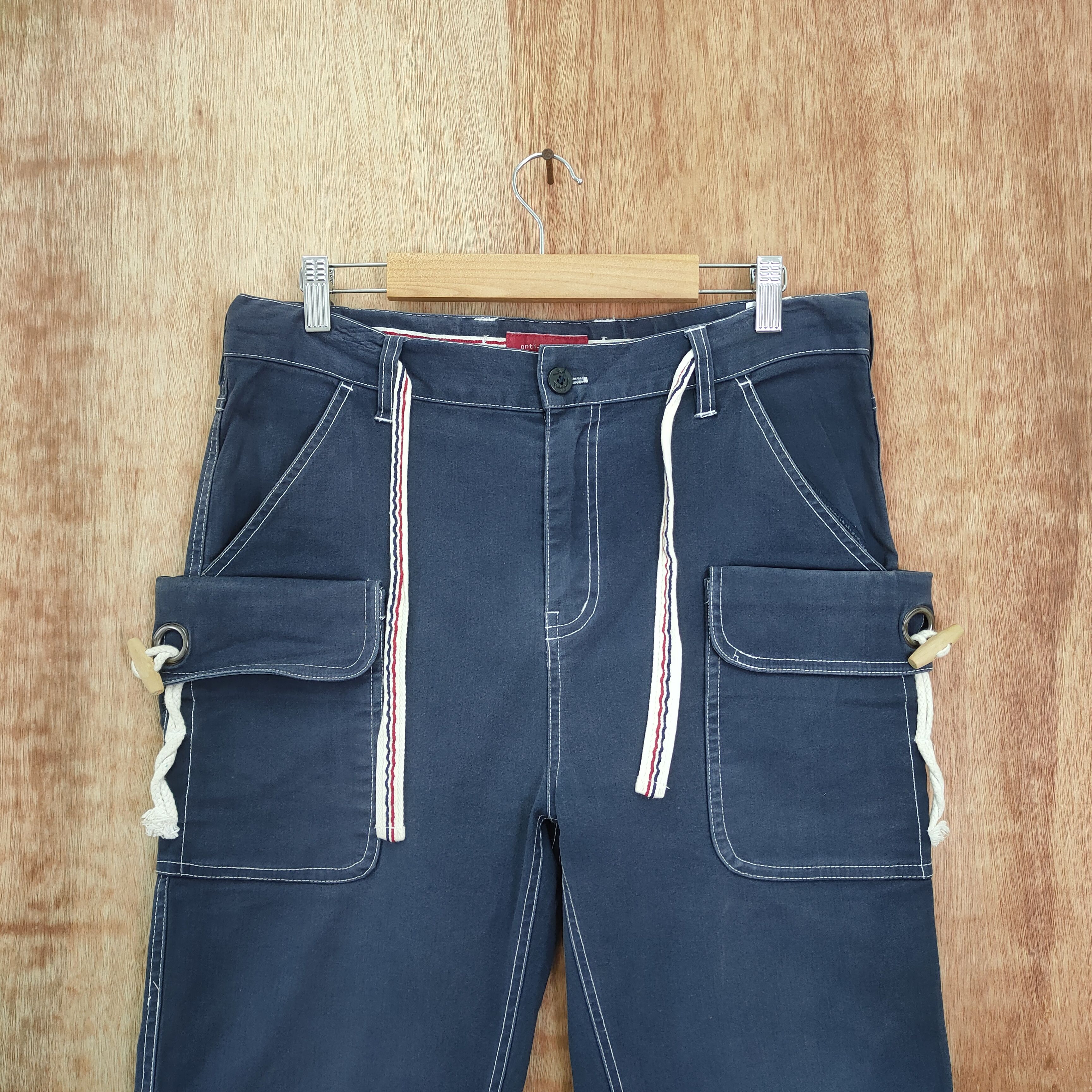 Japanese Brand ANTI LABEL CARGO PANTS Size US 32 / EU 48 - 4 Thumbnail