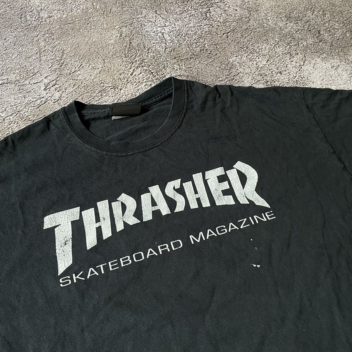 Vintage Vintage Thrasher Skateboard Graphic Tee Skate Streetwear XL Size US XL / EU 56 / 4 - 6 Thumbnail