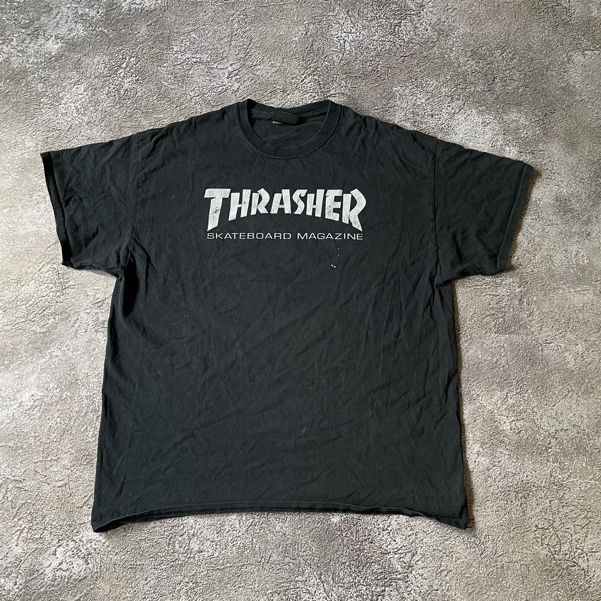Vintage Vintage Thrasher Skateboard Graphic Tee Skate Streetwear XL Size US XL / EU 56 / 4 - 2 Thumbnail