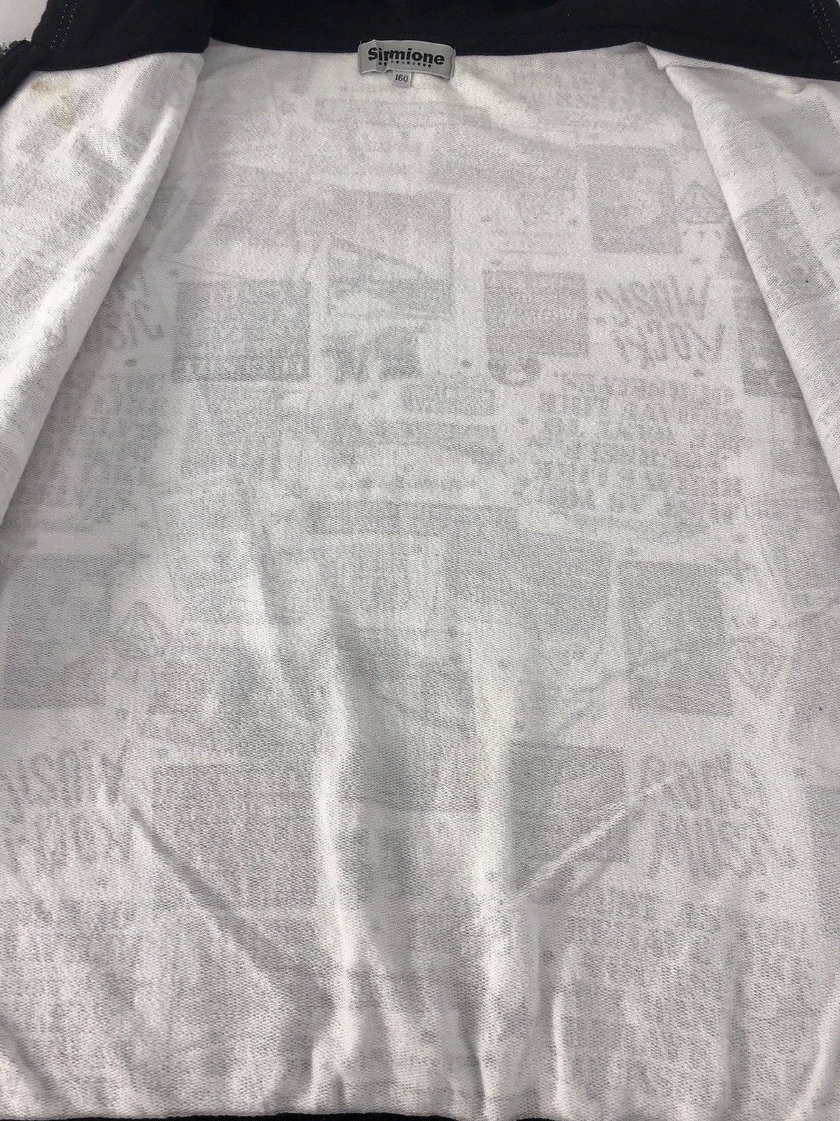 Japanese Brand Sirmione Rock Music Newspaper All Over Logo Zipper Hoodies Size US S / EU 44-46 / 1 - 5 Thumbnail
