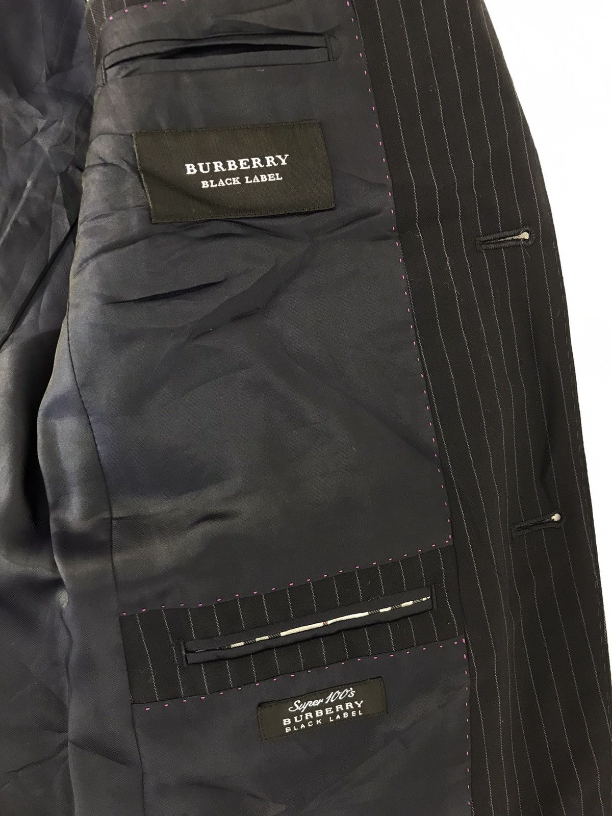 Burberry × Designer Burberry Black Label London Jacket Blazer Coat Fashion Size 44R - 2 Thumbnail