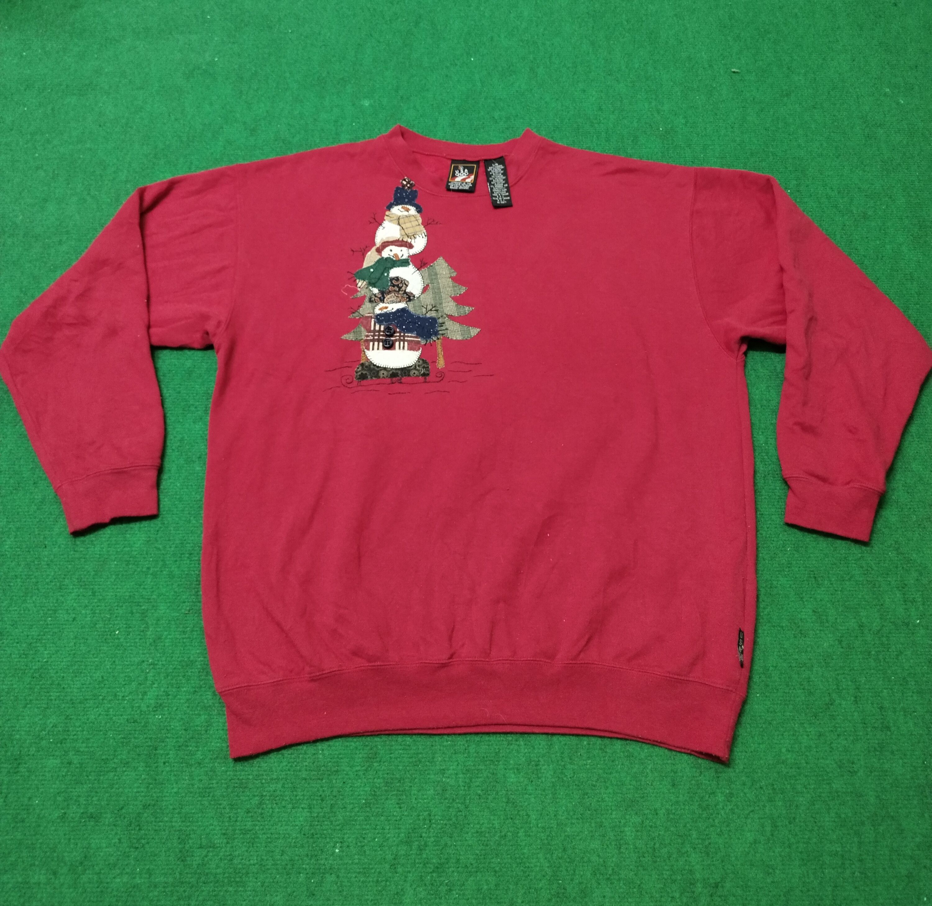 USA Olympics × Vintage Vintage Sweatshirt JCPenney USA Olympic Christmas Design Size US L / EU 52-54 / 3 - 2 Thumbnail