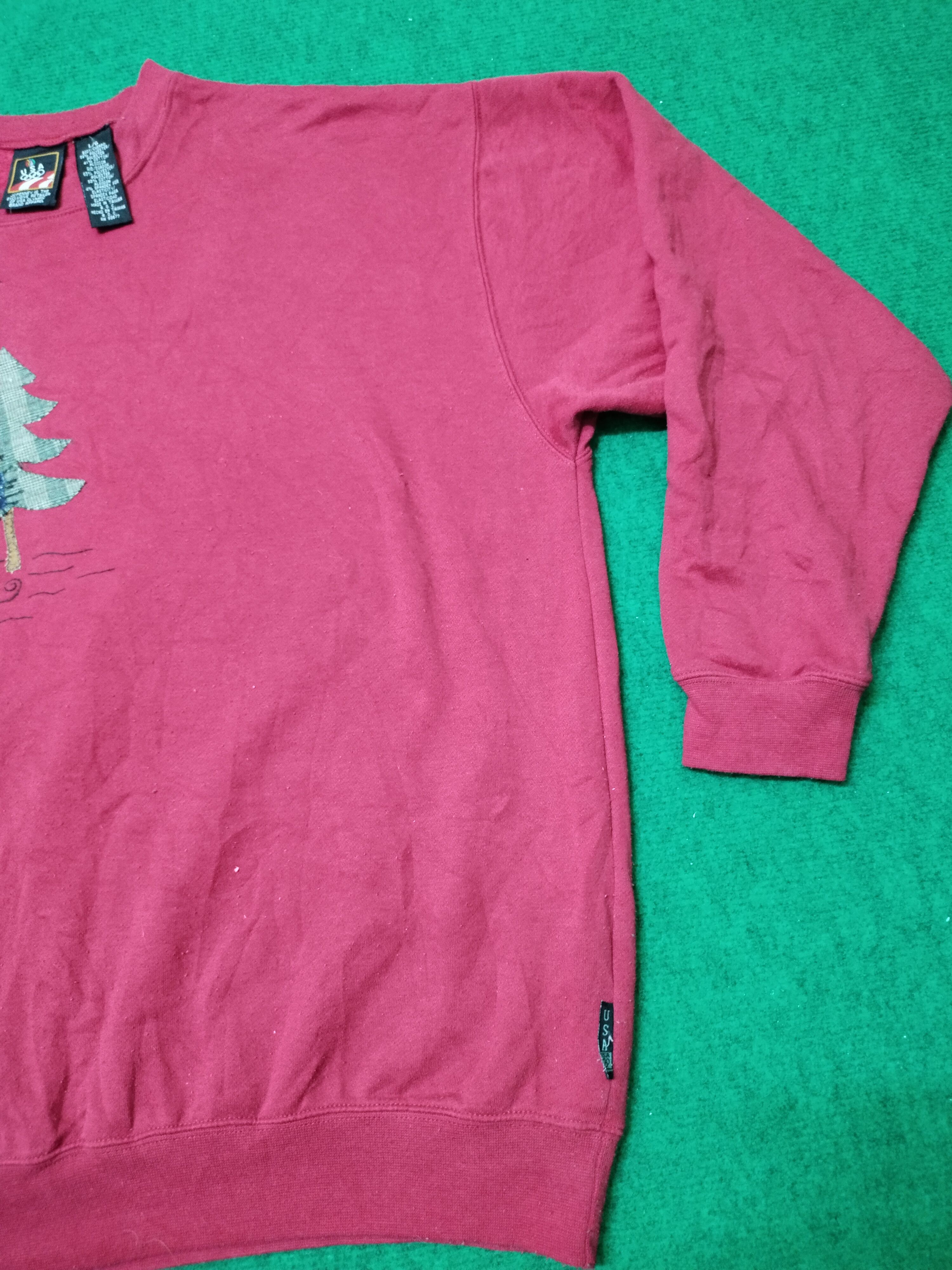 USA Olympics × Vintage Vintage Sweatshirt JCPenney USA Olympic Christmas Design Size US L / EU 52-54 / 3 - 8 Thumbnail