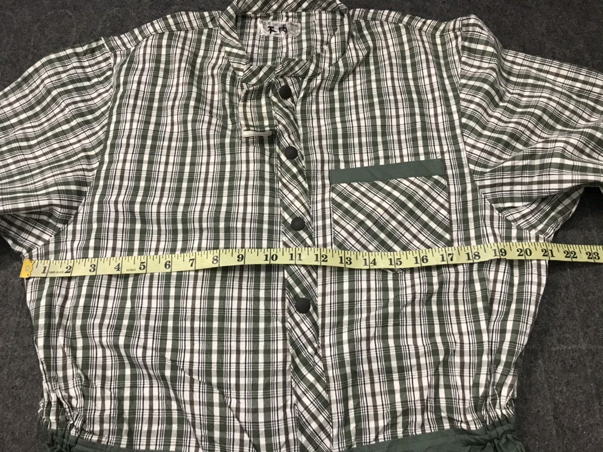 Japanese Brand × Vintage Plaid Checked Coverall Khakis Pant Workwear Carpenter Size US 34 / EU 50 - 9 Thumbnail