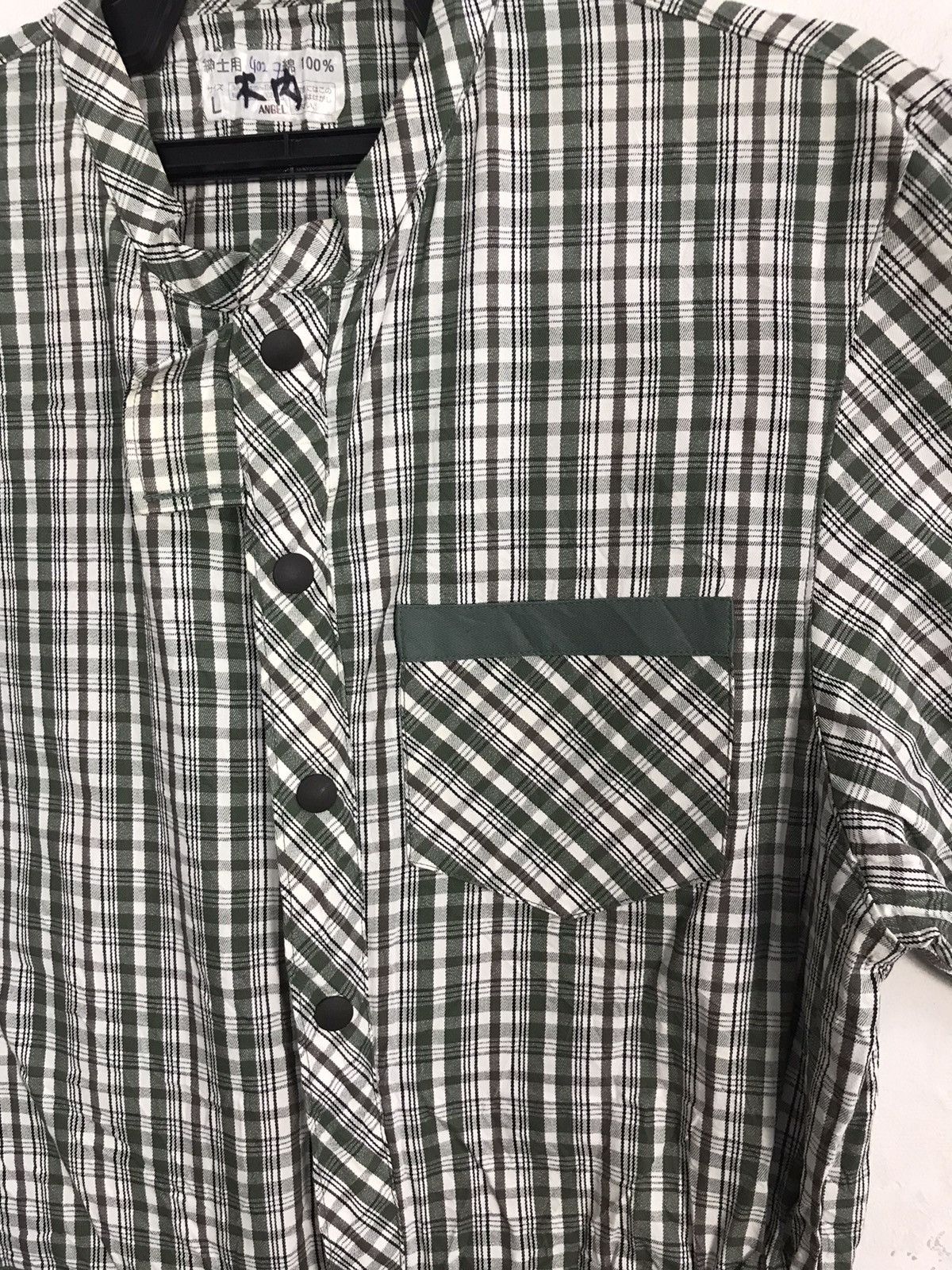 Japanese Brand × Vintage Plaid Checked Coverall Khakis Pant Workwear Carpenter Size US 34 / EU 50 - 3 Thumbnail