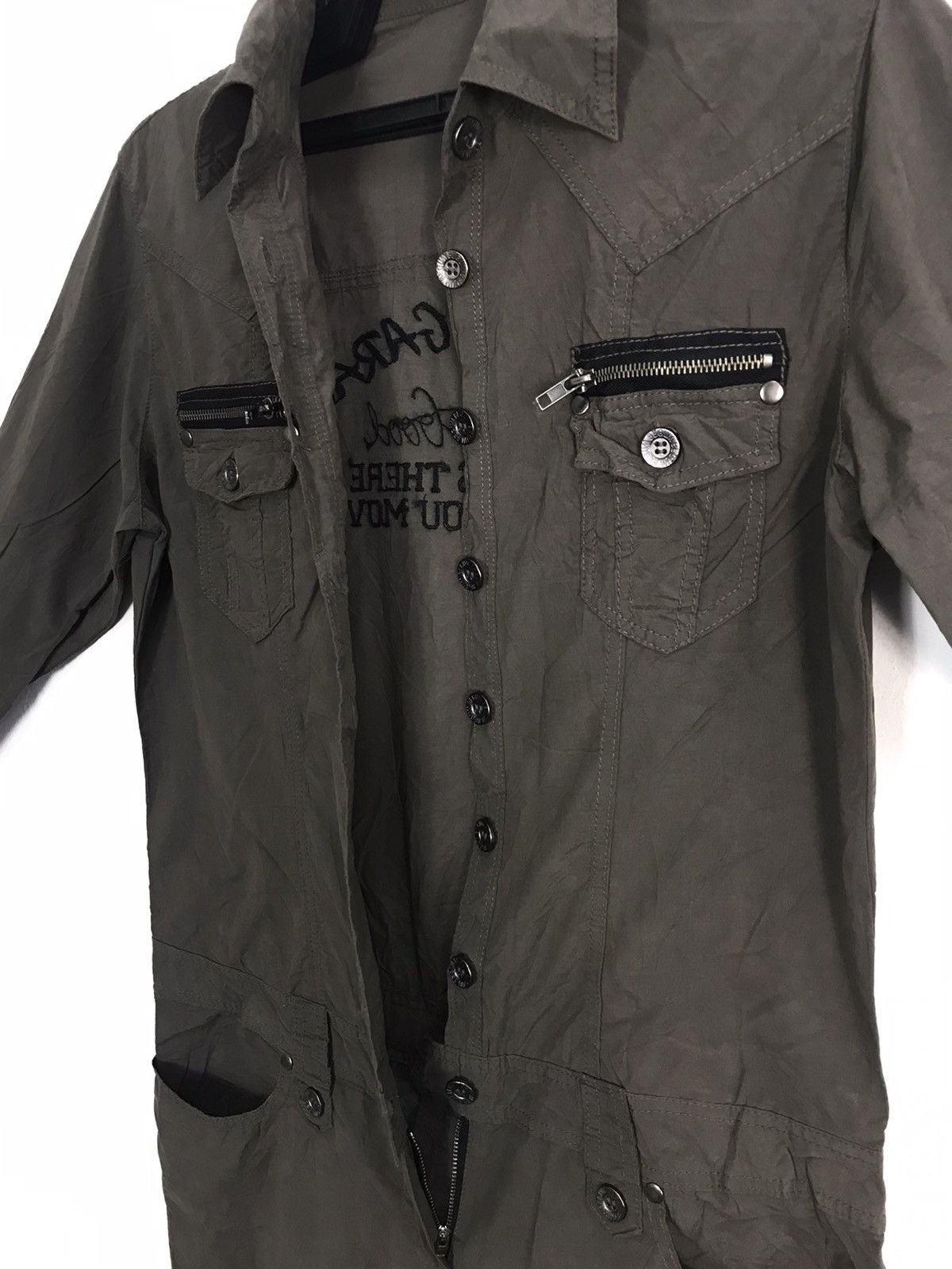 Japanese Brand × Vintage Custom Garage Khakis Pant Workwear Carpenter Style Size US 37 - 4 Thumbnail