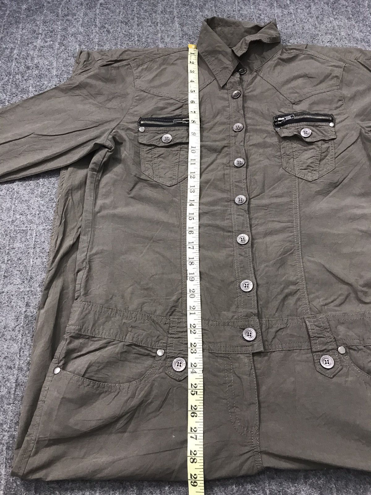 Japanese Brand × Vintage Custom Garage Khakis Pant Workwear Carpenter Style Size US 37 - 11 Thumbnail