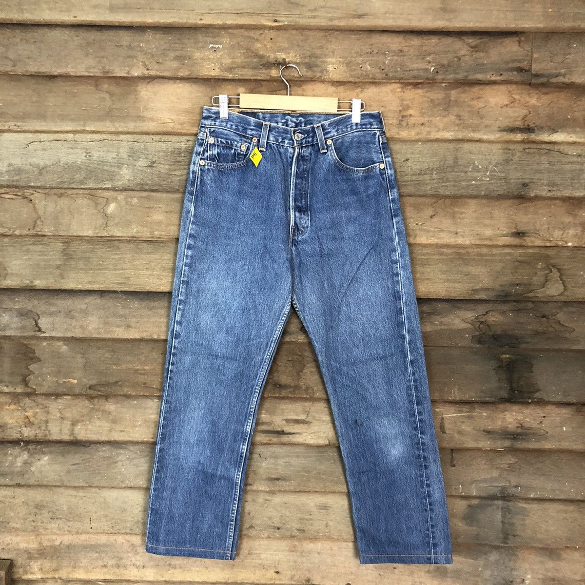 image of 501 Levis Strauss Blue Denim Jeans Pants 3846, Men's (Size 29)